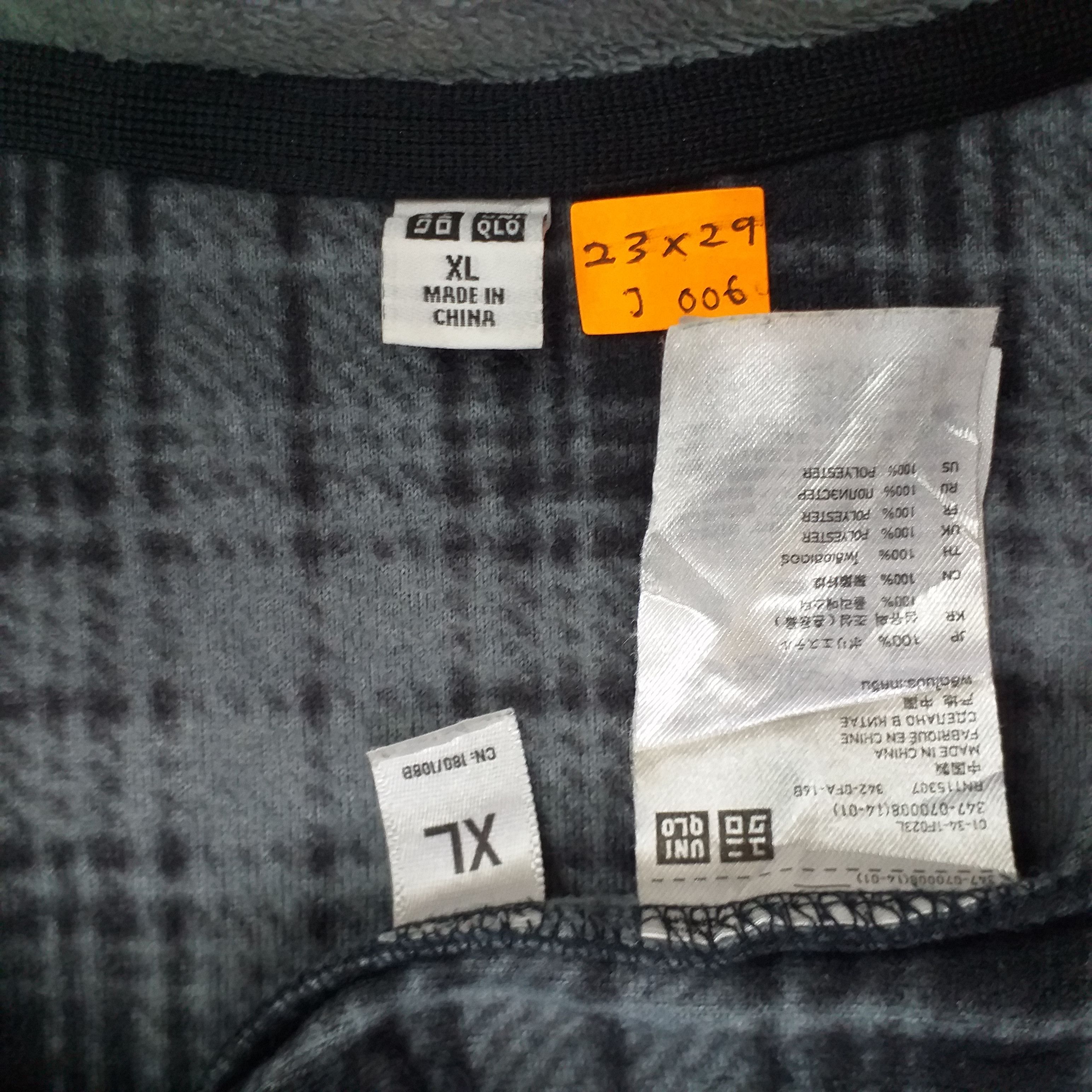 Japanese Brand Uniqlo Fleece Checked Jacket -J006 Size US XL / EU 56 / 4 - 8 Thumbnail