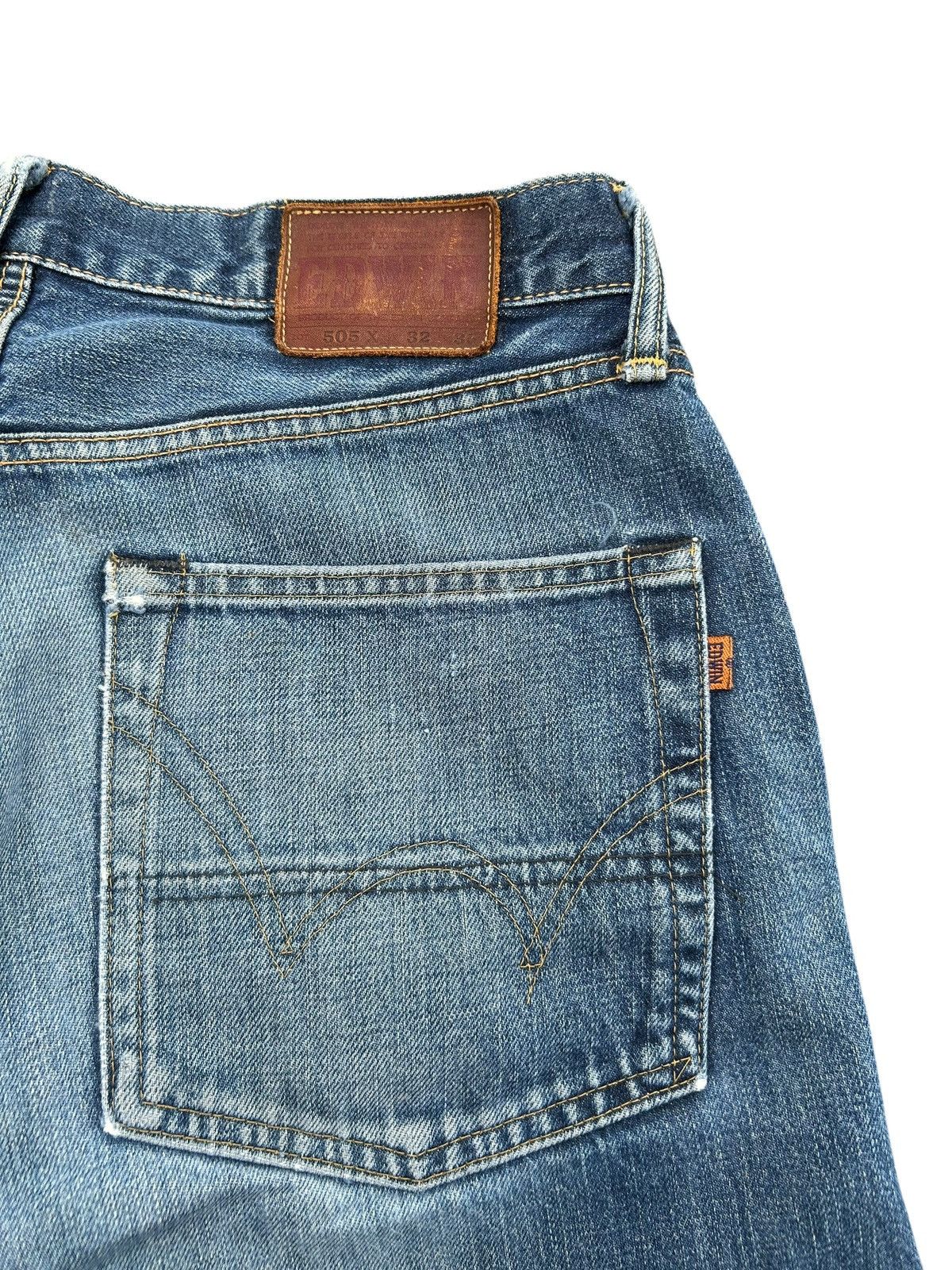 Kapital Edwin Selvedge Distressed Denim Jeans Rusty Faded Size US 31 - 5 Thumbnail