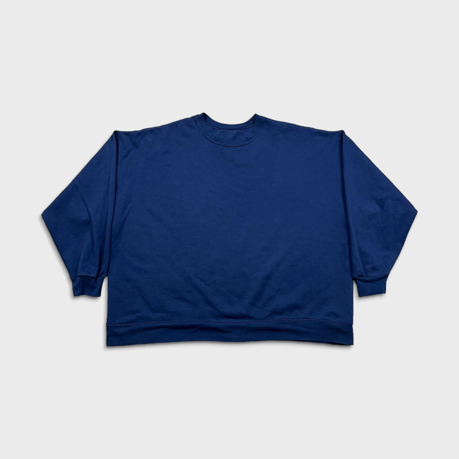 Vintage Vintage Blank Sweatshirt XL Wide Fit Classic Pullover Crew Size US XL / EU 56 / 4 - 1 Thumbnail