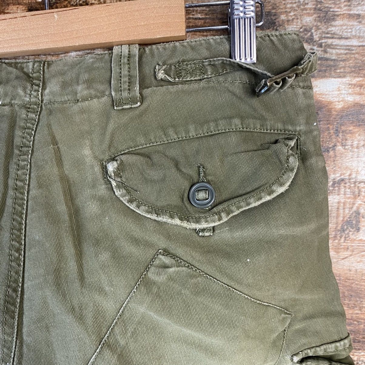 Japanese Brand DL Back Number Green Cargo Multipocket Pants #C1204 Size US 28 / EU 44 - 20 Thumbnail