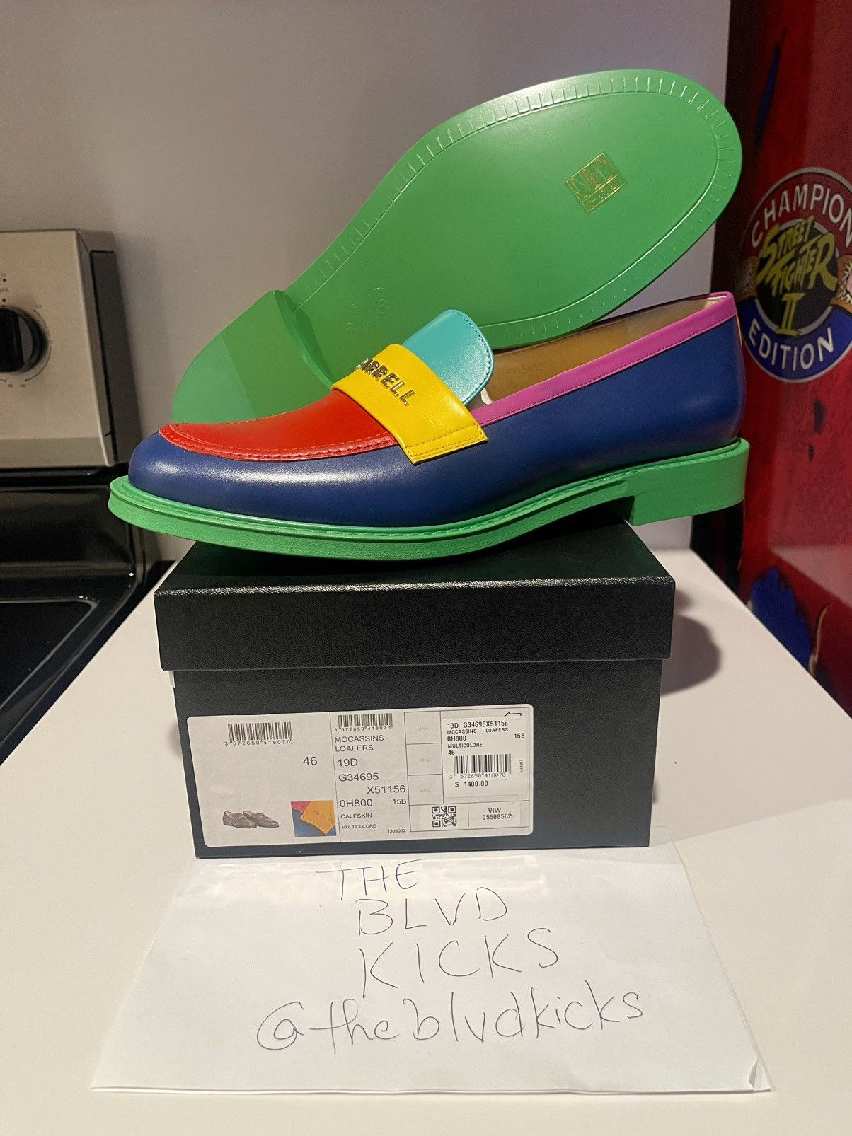 Chanel 2019 Pharrell Williams x CHANEL Loafers Multicolor Size US 13 / EU 46 - 1 Thumbnail