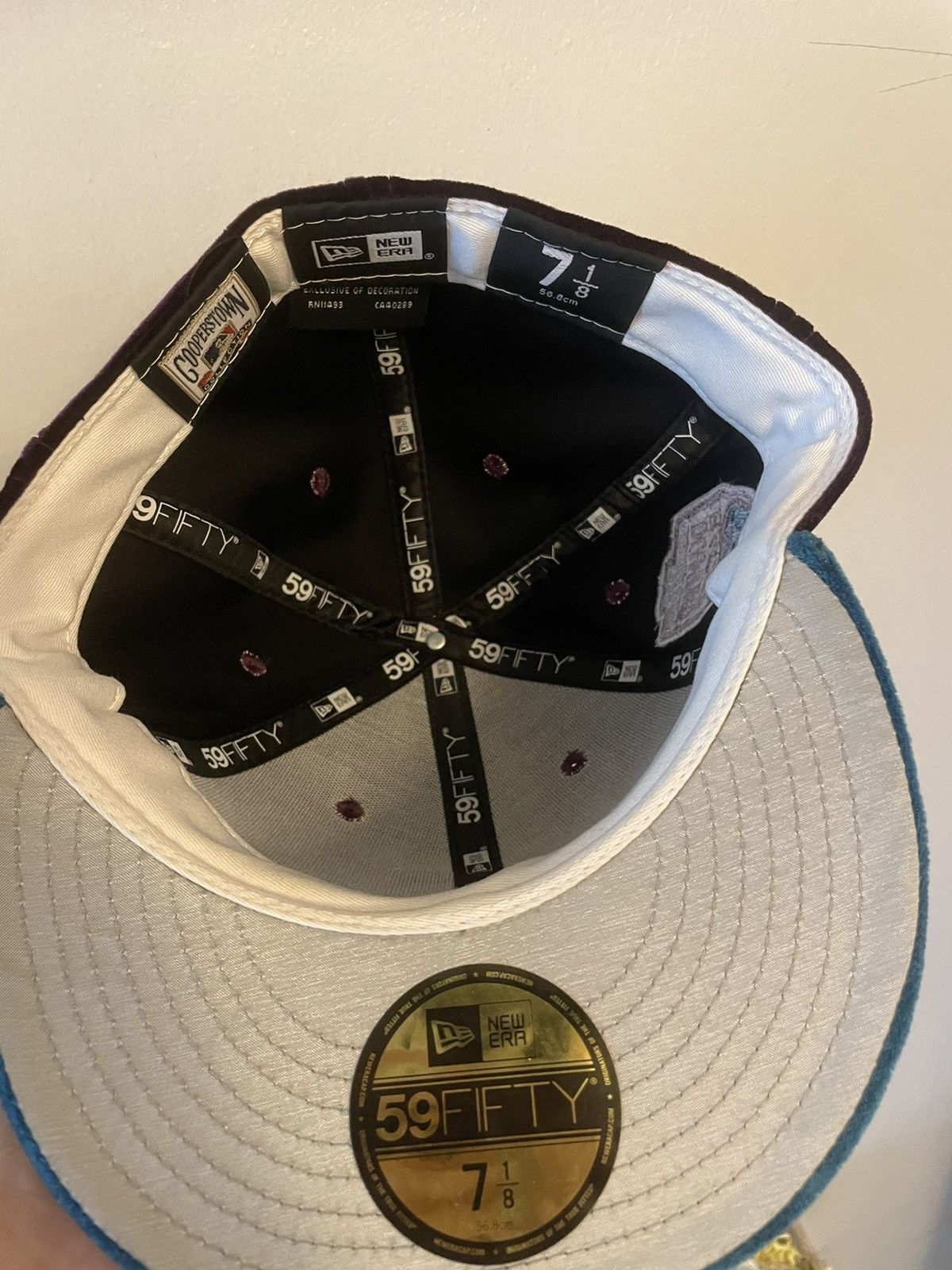 Myfitteds Arizona diamondbacks velour 1998 inaugural 7 1/8