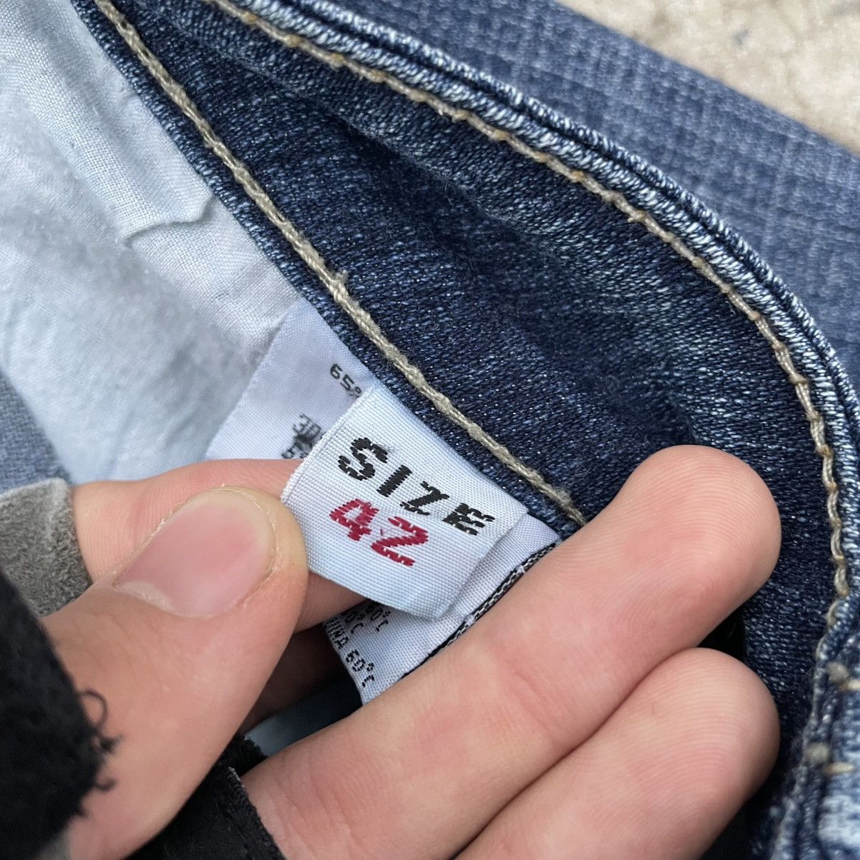 Vision Streetwear Vintage Women’s Flared Jeans Grase Size 42 Y2K 00s USA Size 28" / US 6 / IT 42 - 9 Thumbnail