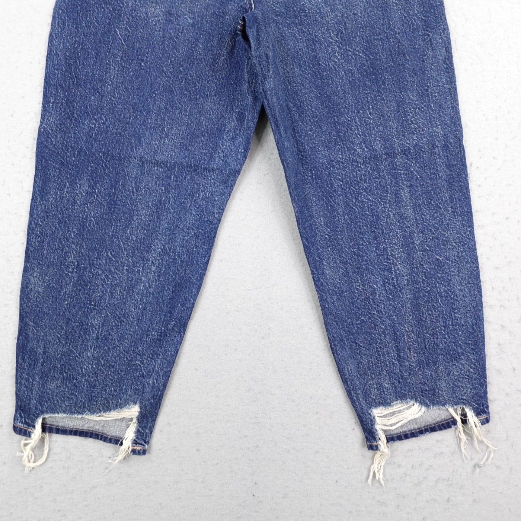 American Eagle Outfitters American Eagle Jeans Womens 12 Short Blue Denim Relaxed Mom Distressed Baggy NEW Size 34" / US 12 / IT 48 - 7 Thumbnail