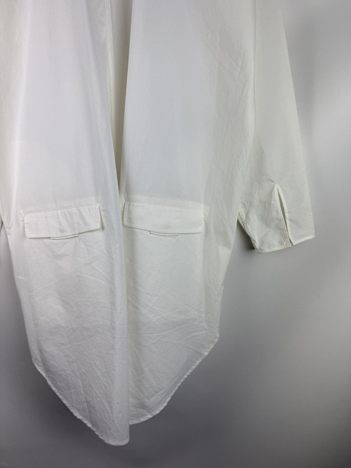 Acne Studios Acne Studios Lash Poplin Tech Oversize L/S Shirt Dress Size XS / US 0-2 / IT 36-38 - 24 Thumbnail