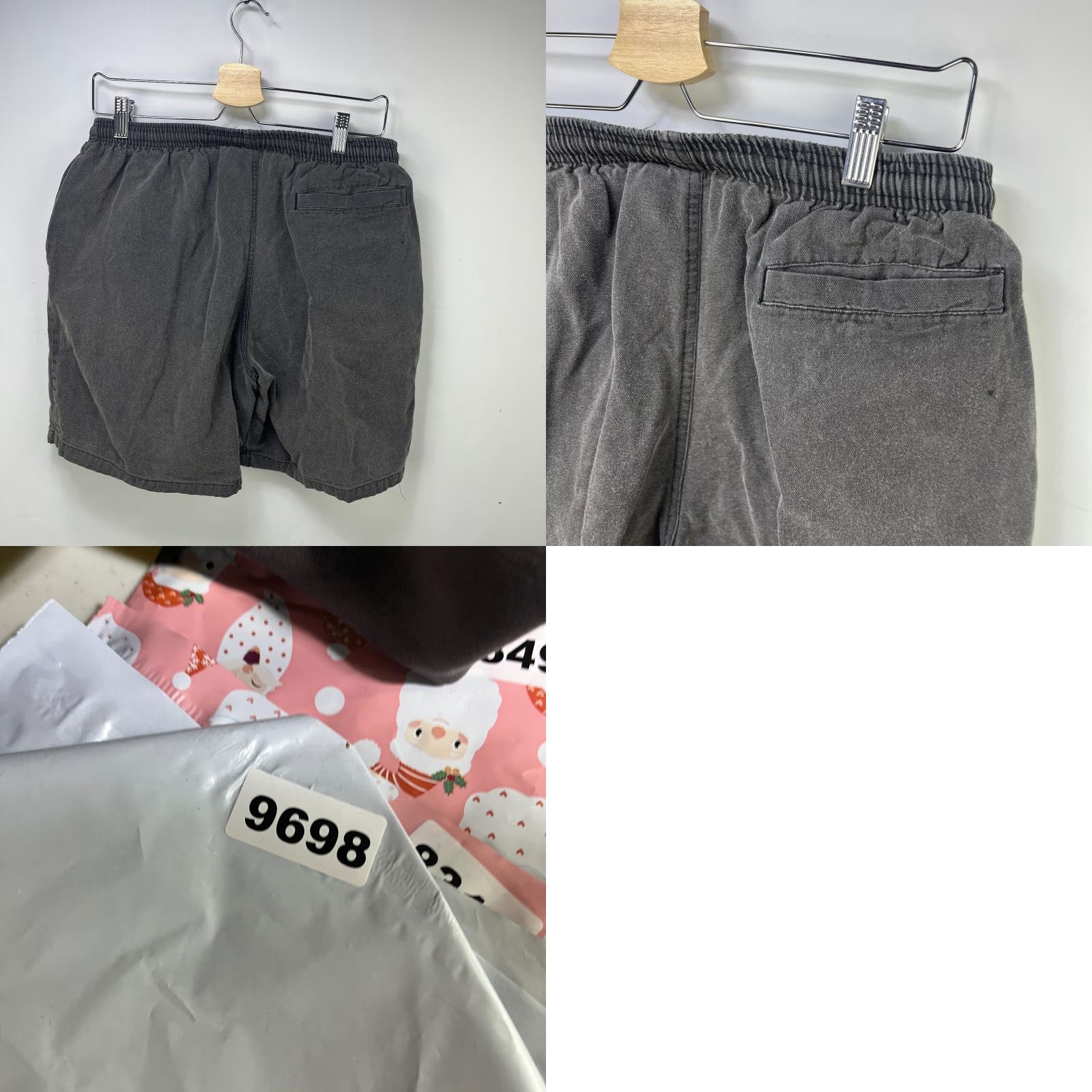Mossimo VINTAGE Mossimo Shorts Mens Chino Solid Black 90s Sun faded M Black Mens Size US 31 - 8 Thumbnail