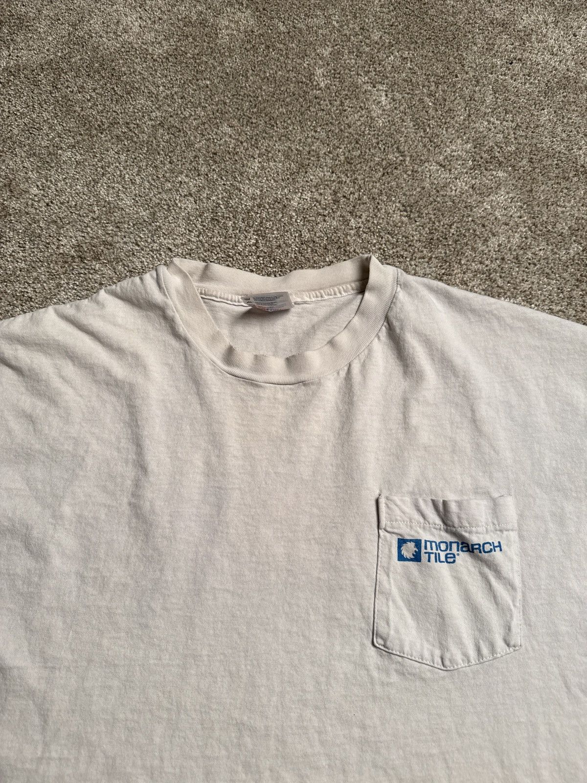 Hanes VINTAGE HANES HEAVYWEIGHT “MONARCH TILE” GRAPHIC TEE Size US XL / EU 56 / 4 - 2 Thumbnail