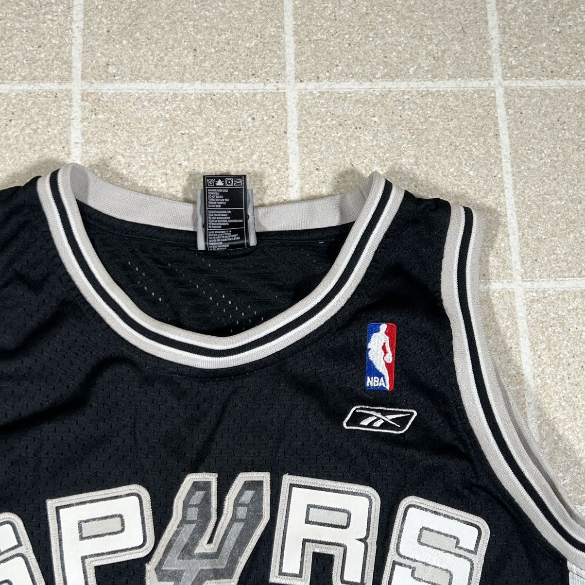 Reebok Vintage Reebok San Antonio Spurs Tim Duncan Jersey Black NBA Size US L / EU 52-54 / 3 - 4 Thumbnail