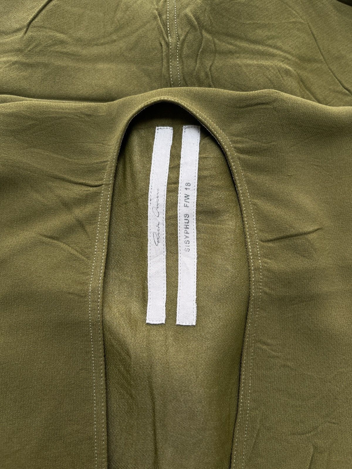 Rick Owens Rick Owens Sisyphus F/W18 Dirty Green Dress Size S / US 4 / IT 40 - 4 Thumbnail