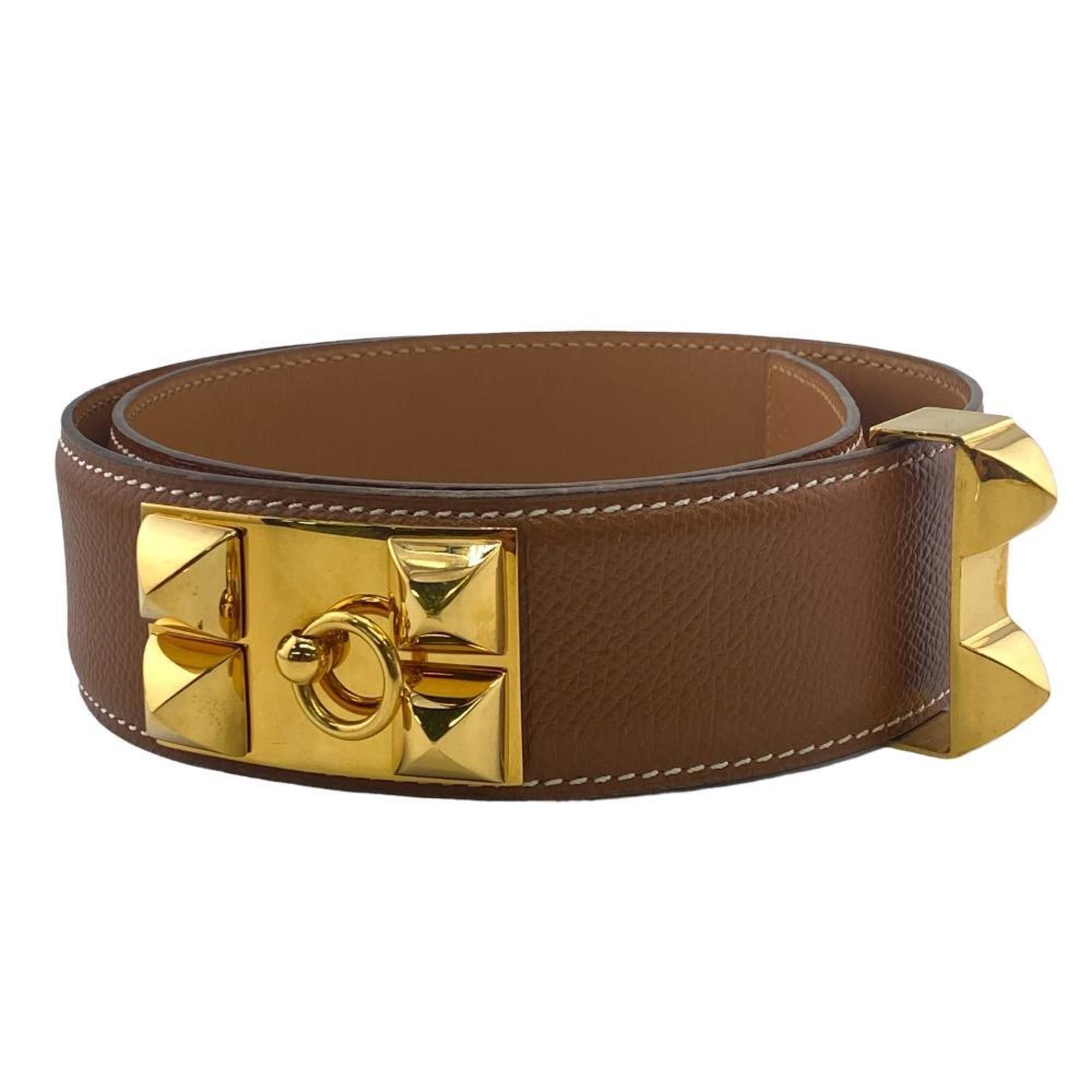 image of Hermes Medor Corriedossian 65 〇X:1994 Belt Gold Men's Women's Z0005707