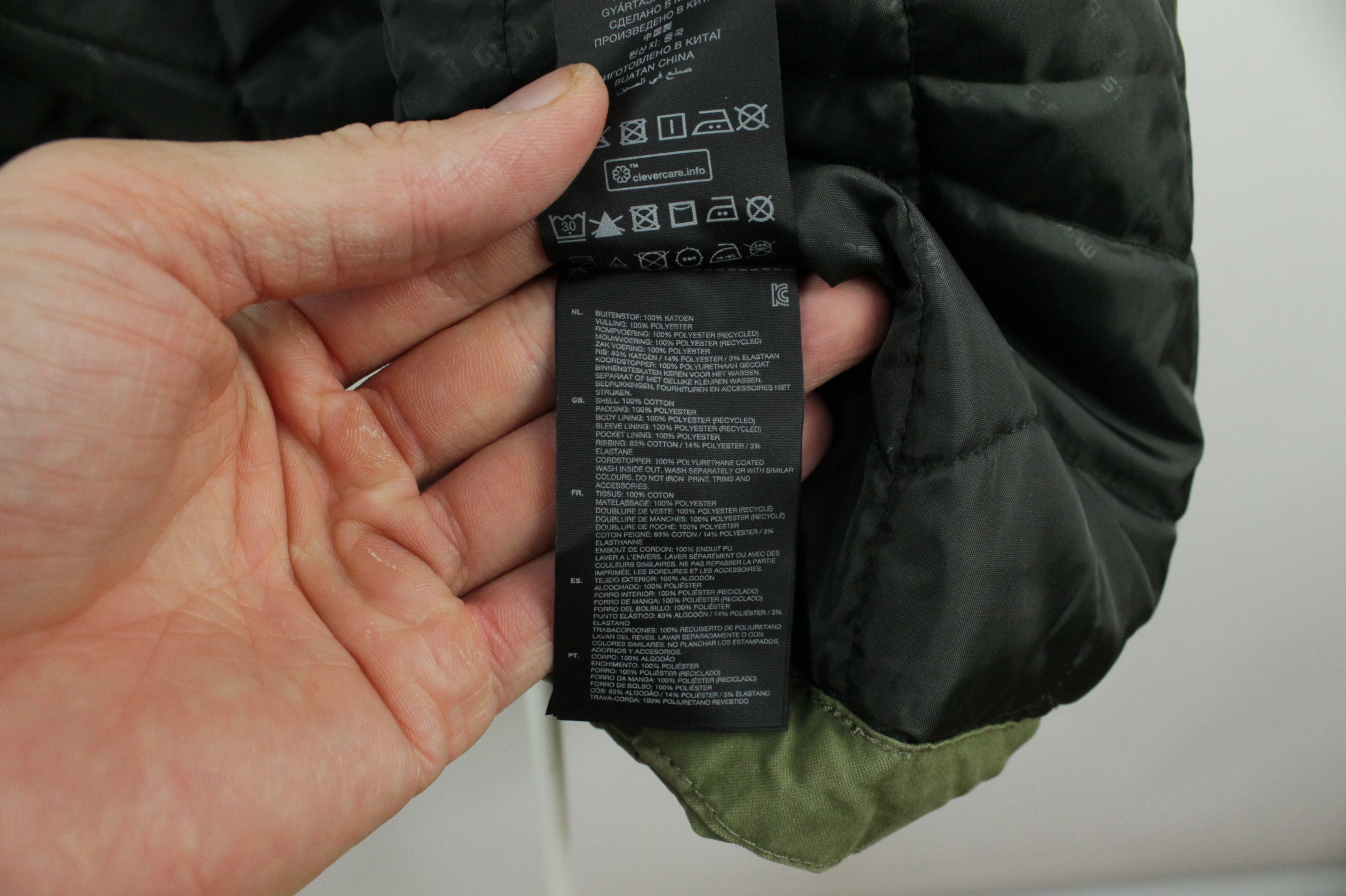 G-Star G-Star Raw Vodan Padden Hooded Sage Jacket Men's Size US XL / EU 56 / 4 - 16 Thumbnail