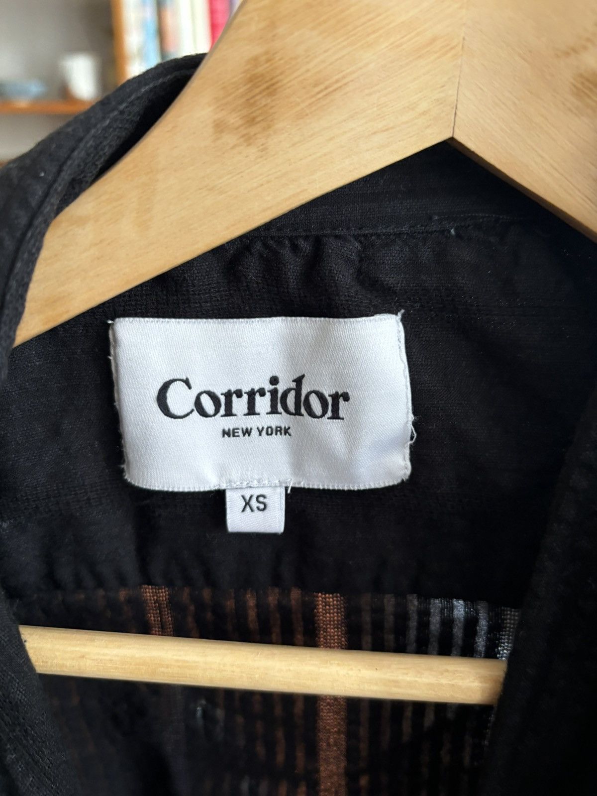 Corridor Corridor seersucker shirt black Size US XS / EU 42 / 0 - 4 Thumbnail