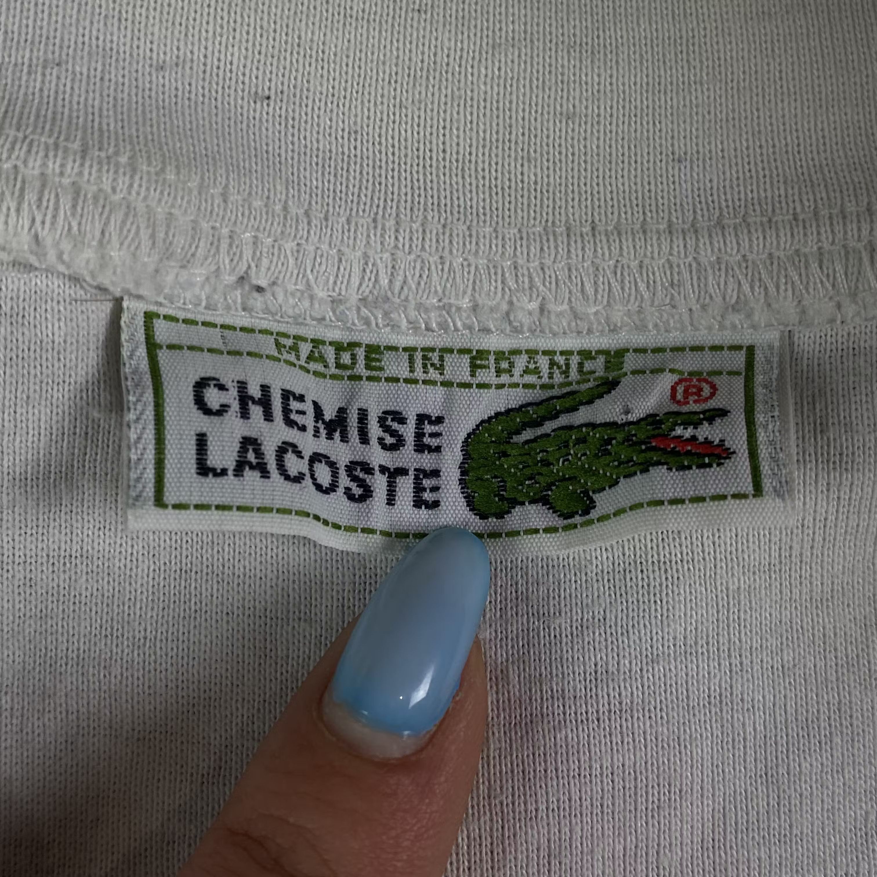Lacoste × Vintage Men’s Jumper Sweatshirt Lacoste Chemise Vintage Size 4 Size US XS / EU 42 / 0 - 4 Thumbnail