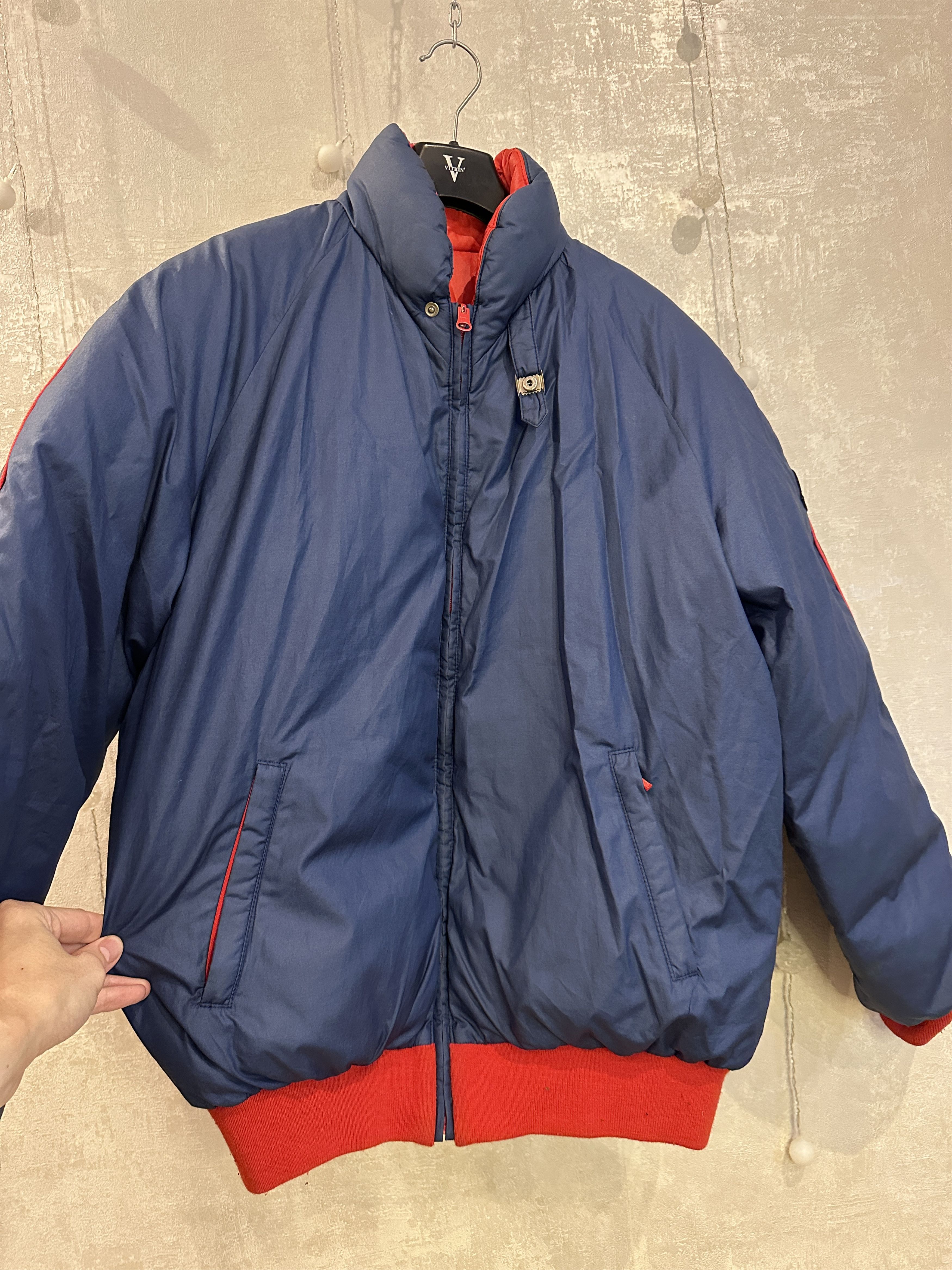 Moncler Moncler Vintage Red/Blue Puffer Reversible Jacket Size M Size US M / EU 48-50 / 2 - 2 Thumbnail