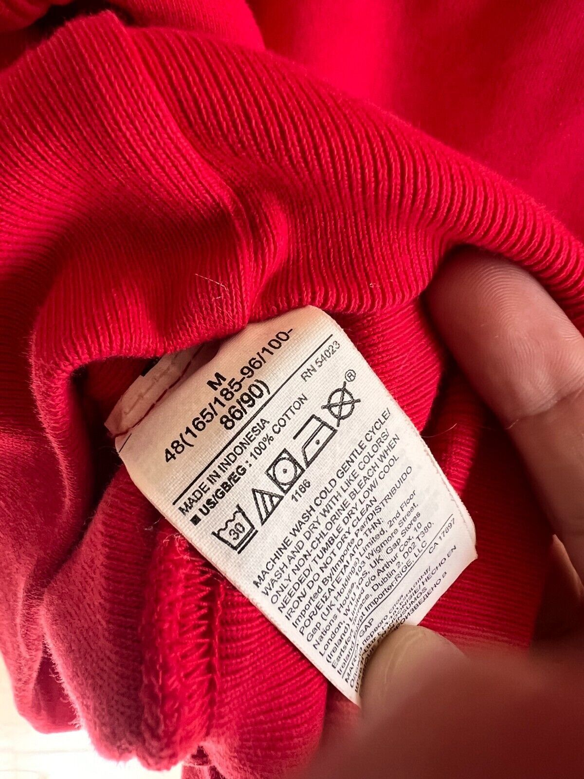 Gap × Yeezy Yeezy Gap Hoodie Red Size Medium Size US M / EU 48-50 / 2 - 3 Thumbnail
