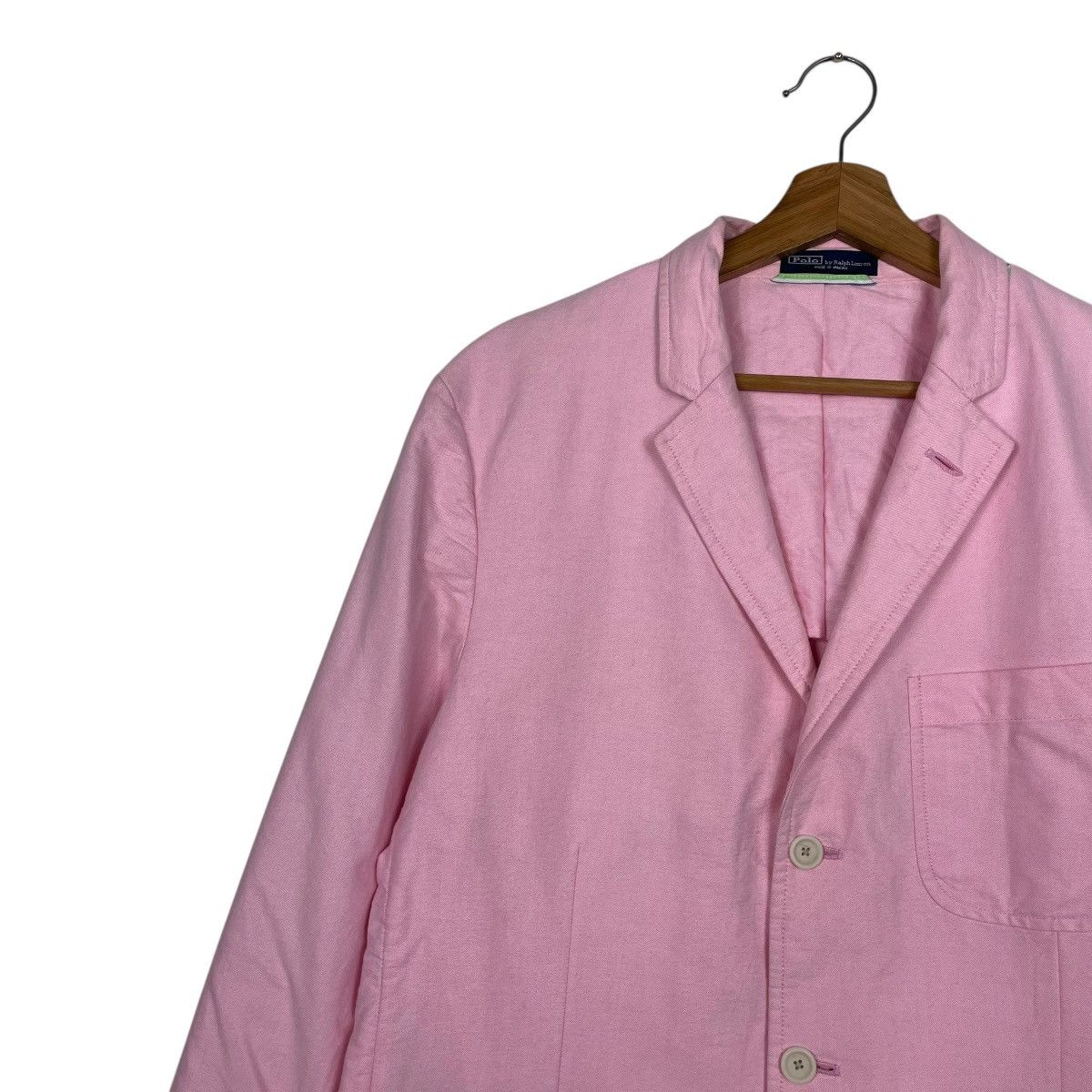 Polo Ralph Lauren Vtg Polo Ralph Lauren Pink Casual Jacket Size US M / EU 48-50 / 2 - 6 Thumbnail