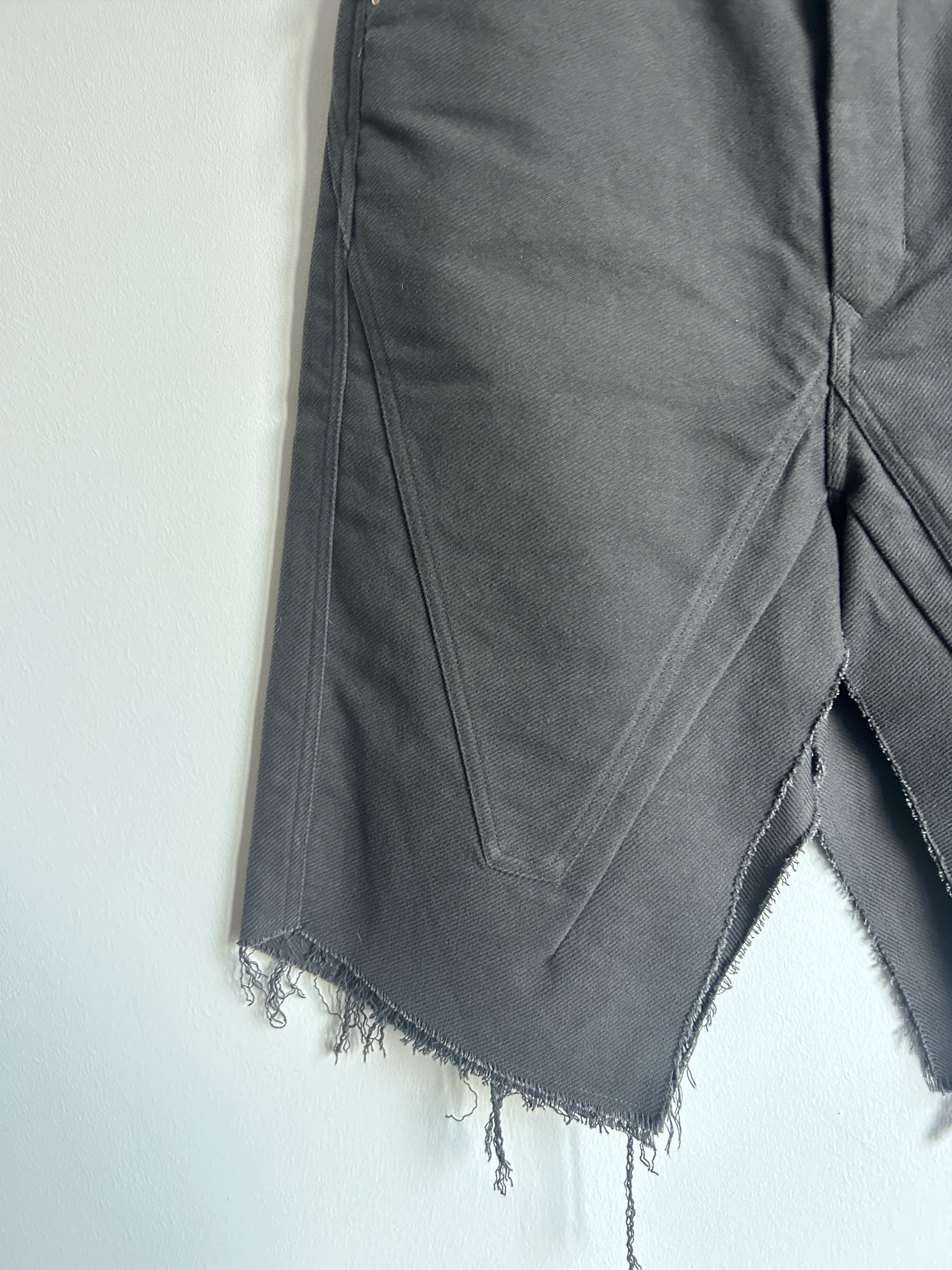 Rick Owens Gray Porterville Slivered Skirt Size US 28 / EU 44 - 4 Thumbnail