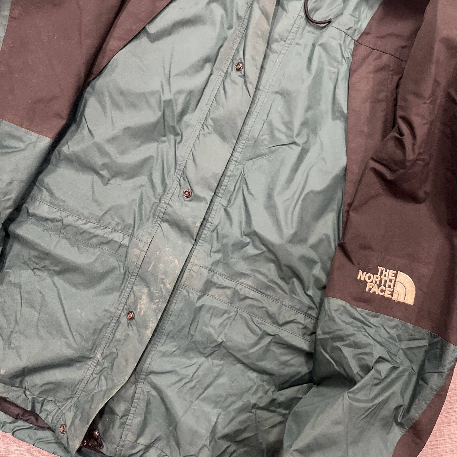 Goretex × The North Face × Vintage Crazy VTG 90s The Northface Mountaineer All Weather Jacket Size US L / EU 52-54 / 3 - 3 Thumbnail