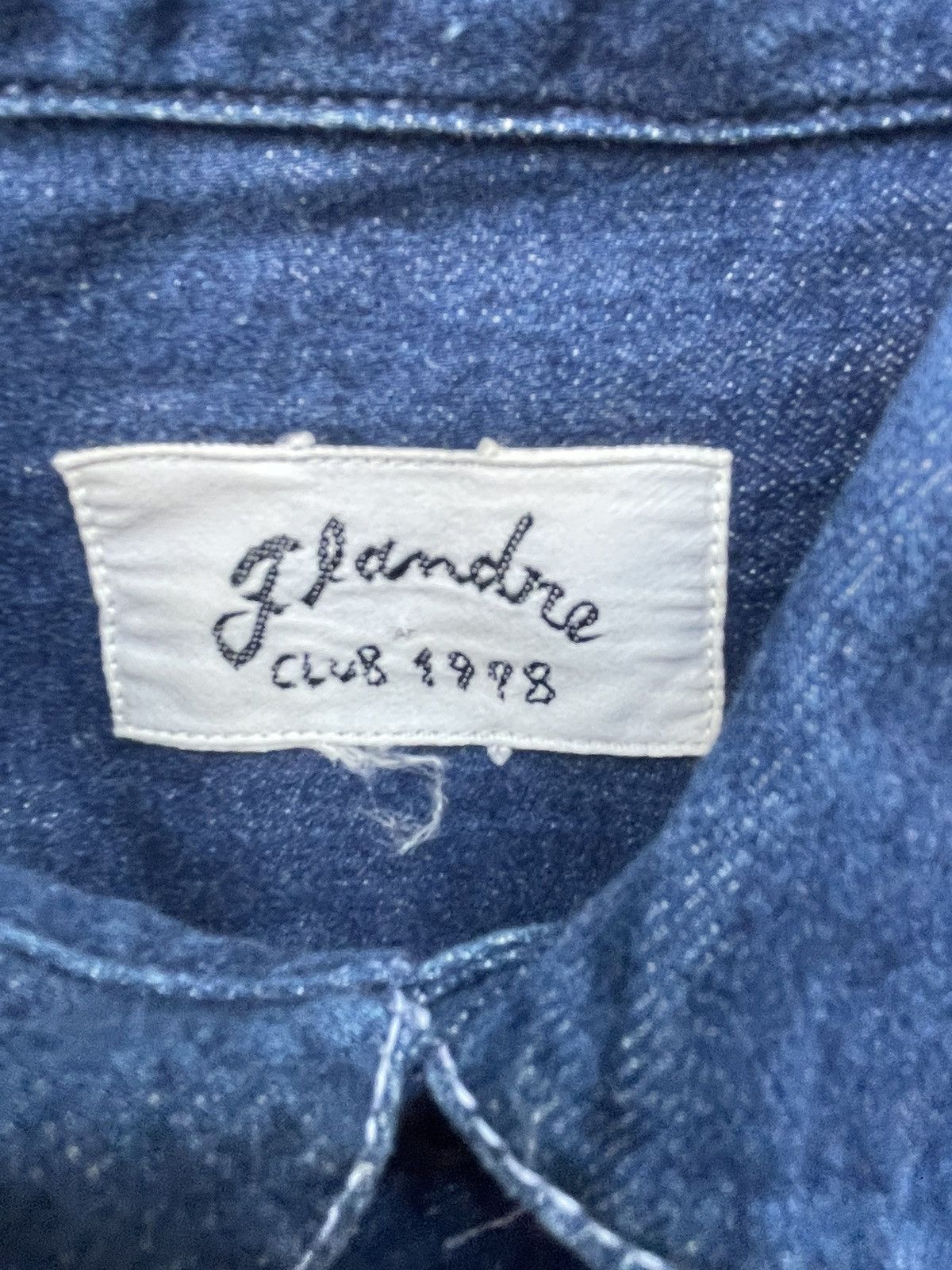 Japanese Brand × Vintage Vintage Flandre Denim Shirt Size US M / EU 48-50 / 2 - 16 Thumbnail