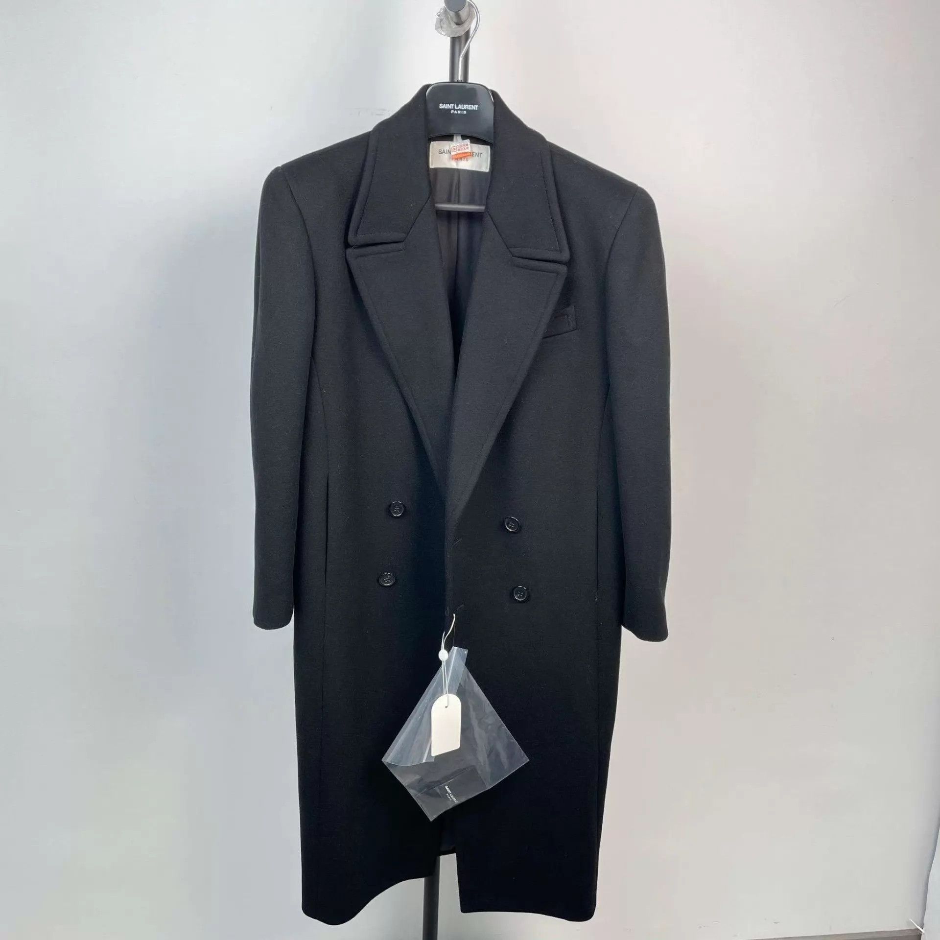 Yves Saint Laurent YSL new cashmere overcoat women's size 38 Size S / US 4 / IT 40 - 1 Thumbnail
