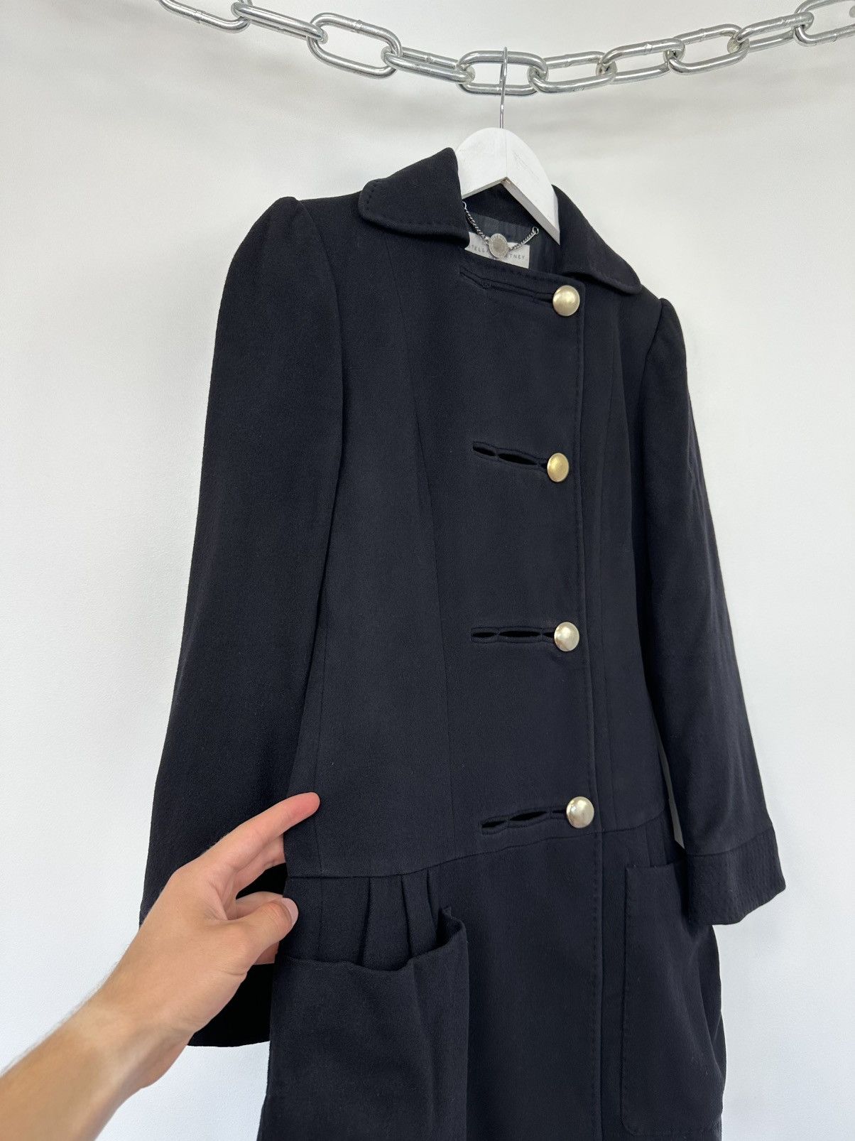Stella McCartney Vintage Stella McCartney Double Breasted Cashmere Wool Coat Size S / US 4 / IT 40 - 4 Thumbnail