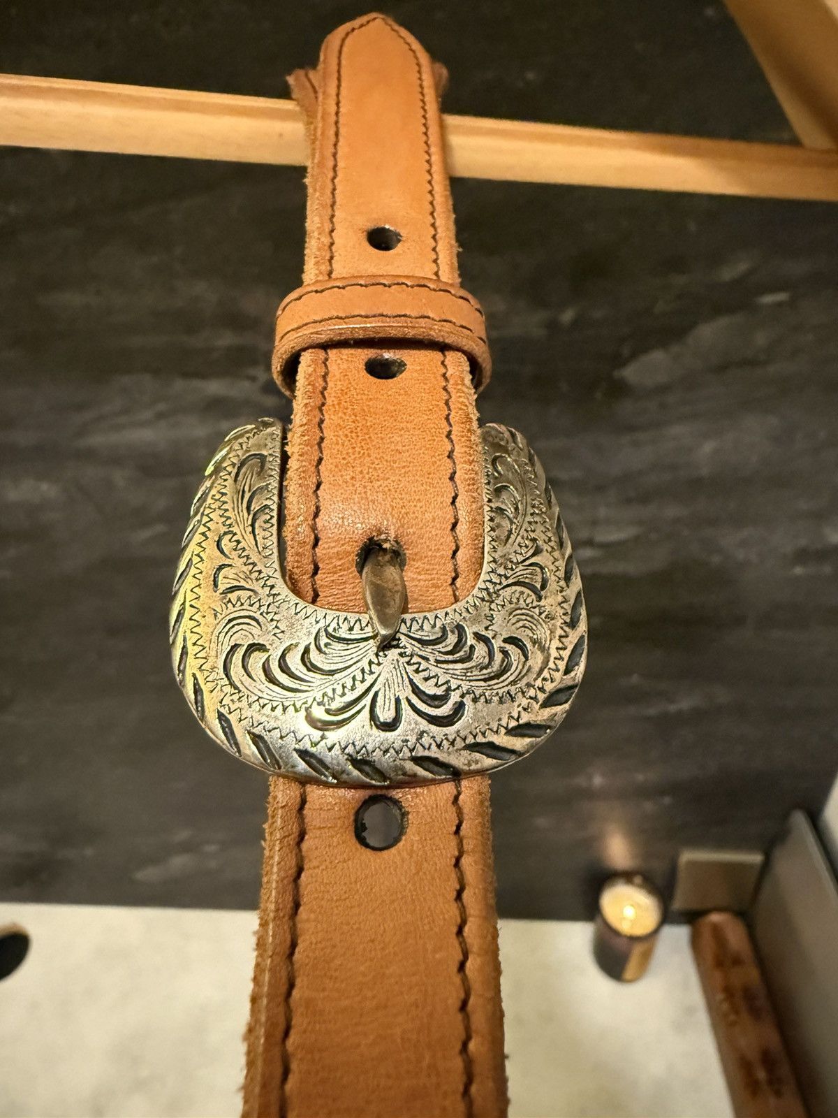 Saint Laurent Paris Saint Laurent Paris Western Hedi Belt 100 Size 34 - 1 Thumbnail