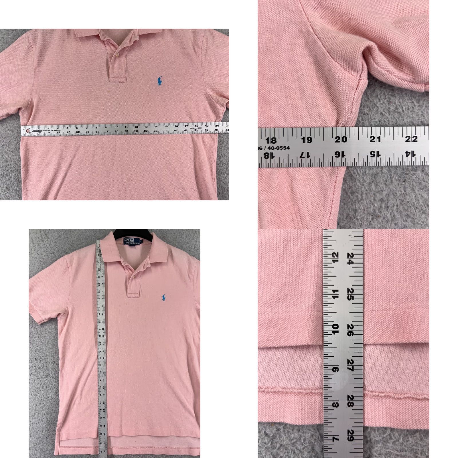 Ralph Lauren VINTAGE Ralph Lauren Polo Shirt Men M Pink Golf Embroidered Pony STains Size US M / EU 48-50 / 2 - 8 Thumbnail