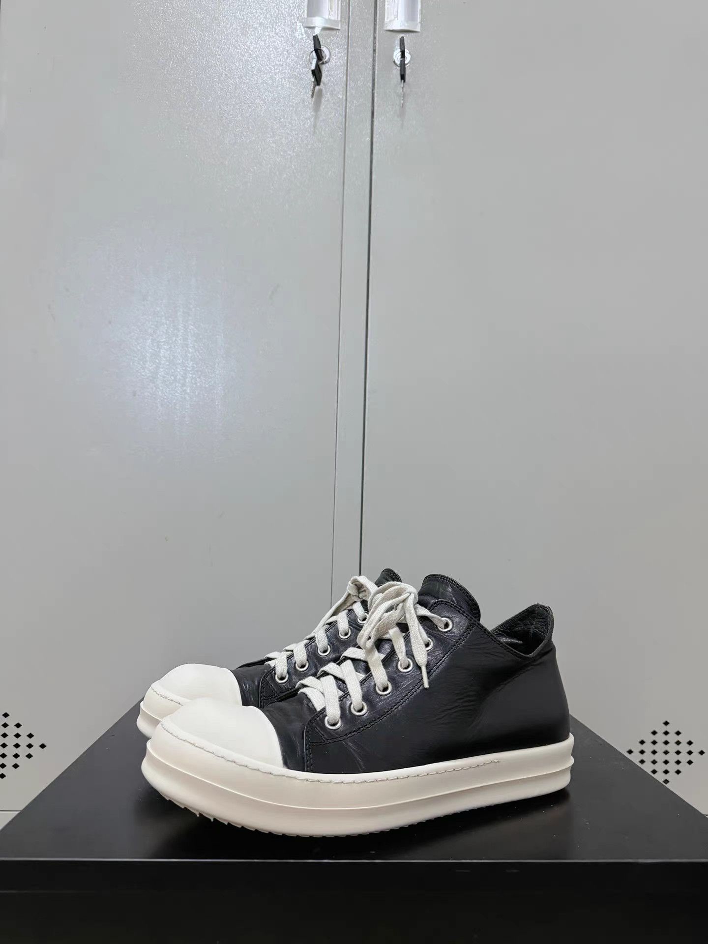 Rick Owens Rick Owens leather Converse high-top sneakers Size US 7 / EU 40 - 1 Thumbnail