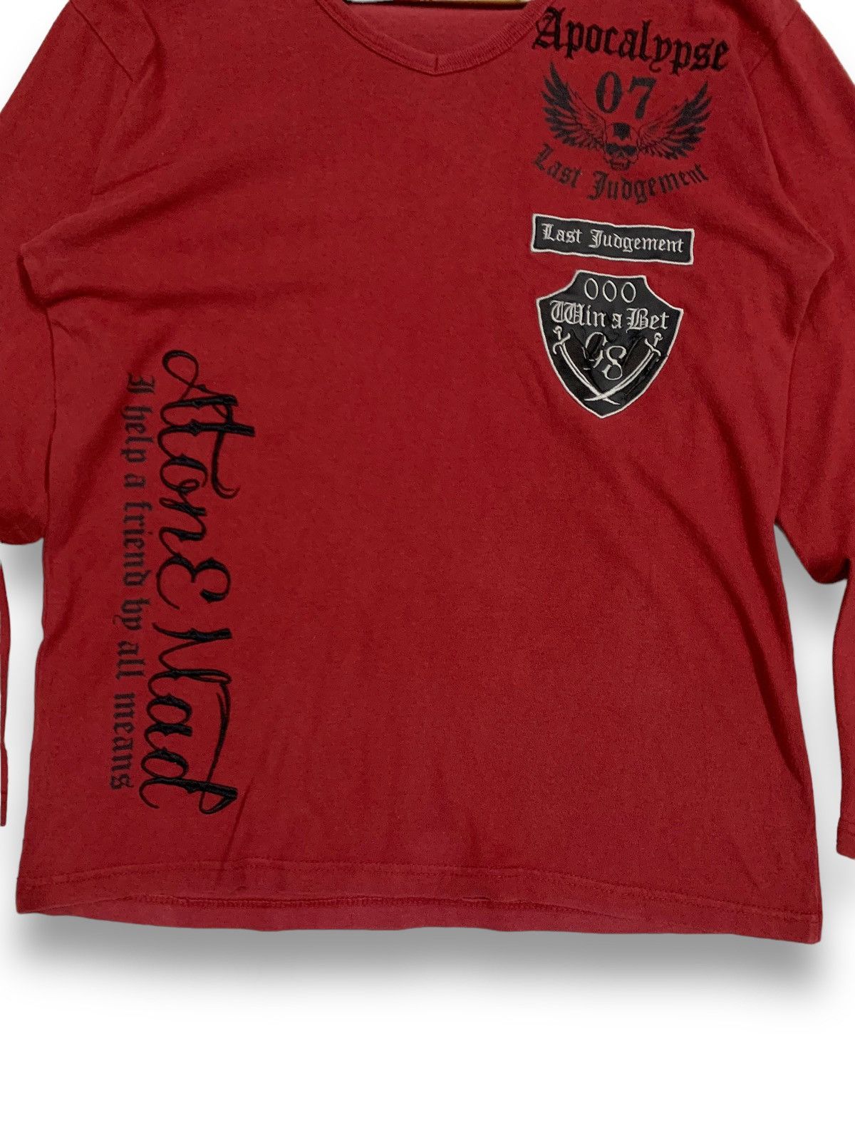 If Six Was Nine Y2K Japanese Brand Pleggi Poem Goth Punk Long Sleeve T-shirt Size US M / EU 48-50 / 2 - 8 Thumbnail
