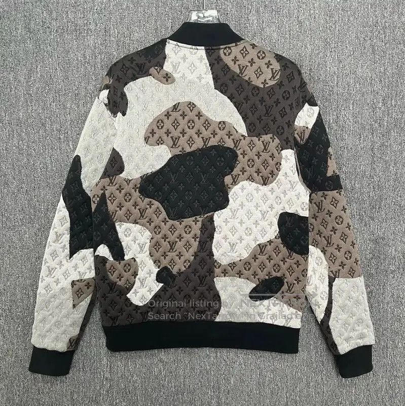 Other Louis Vuitton Brown Quilted Bomber Jacket . Size US M / EU 48-50 / 2 - 2 Thumbnail