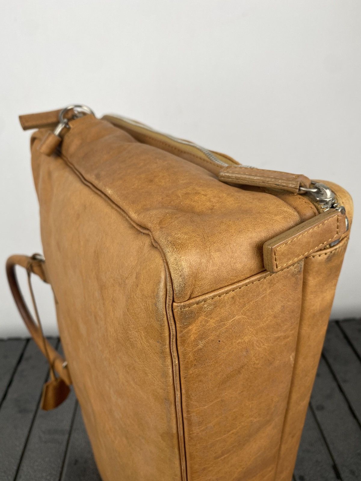 Porter 2000's Porter Patina Leather Briefcase Bag Size ONE SIZE - 8 Thumbnail