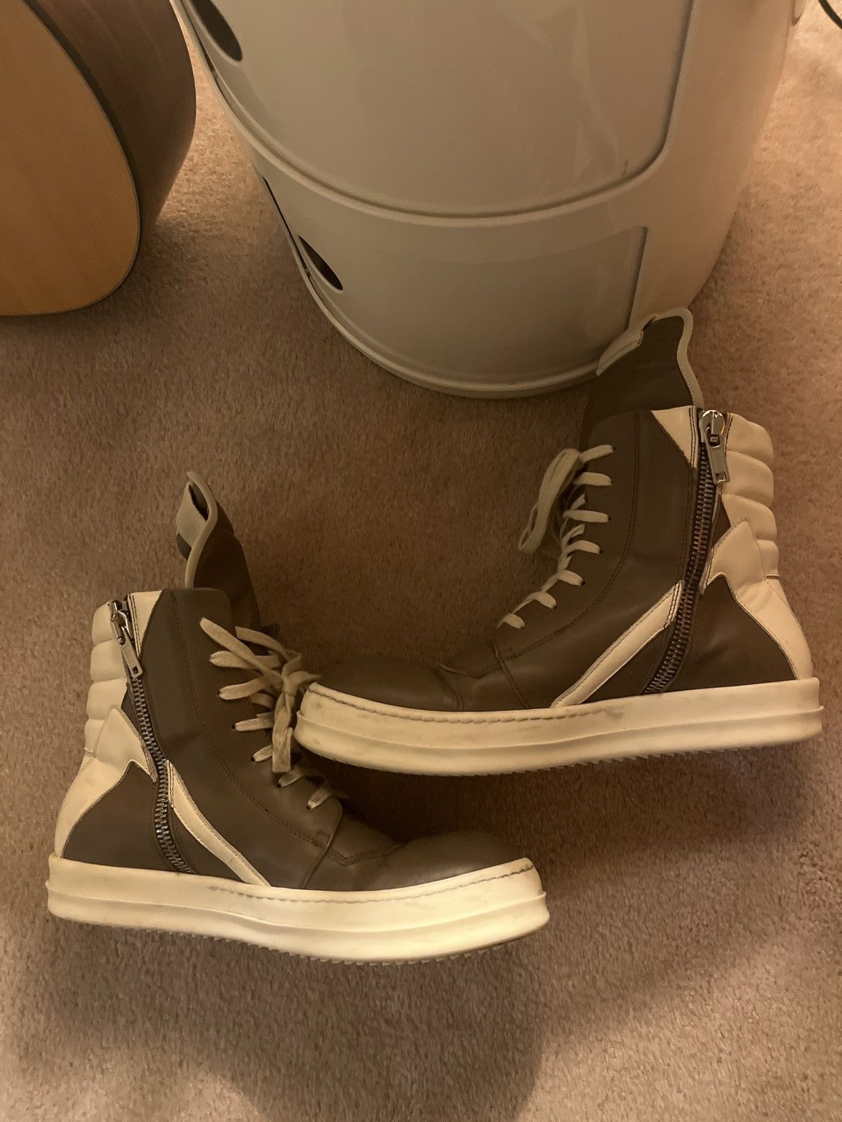 Rick Owens Rick Owens Geobasket Dust Milk EU43 Size US 10.5 / EU 43-44 - 6 Thumbnail