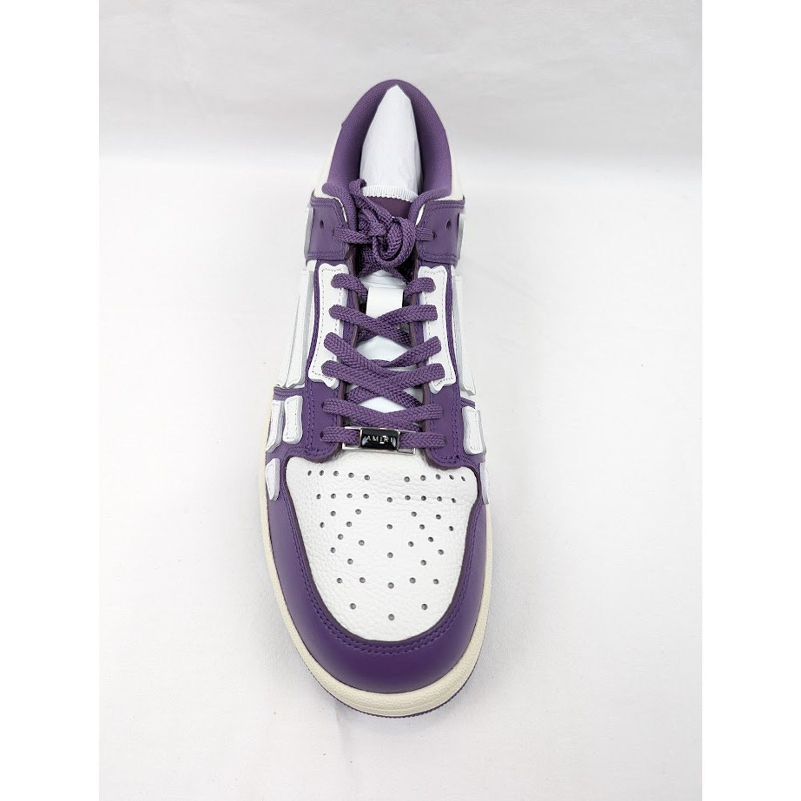 Amiri o1rshd1 Skeleton Low-Top Sneakers in Purple/White Size US 13 / EU 46 - 6 Thumbnail