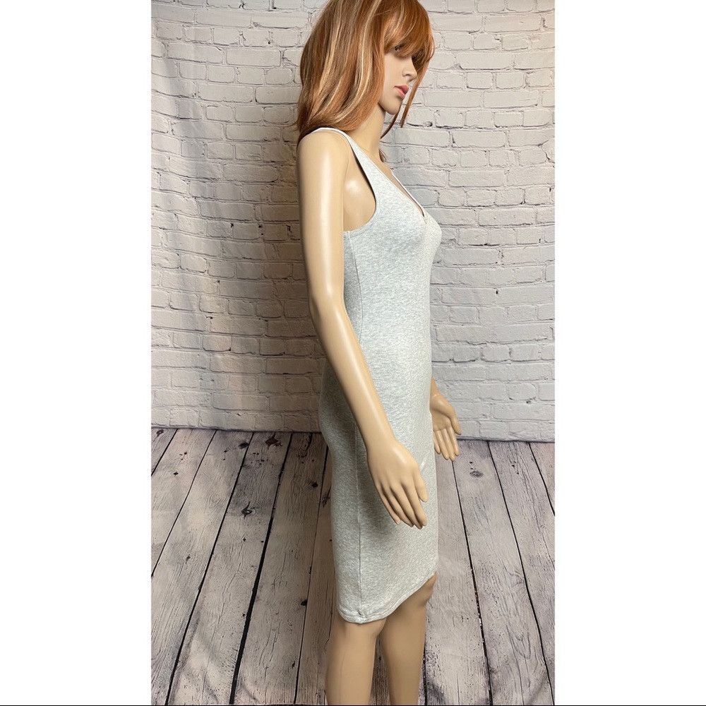 Other New Olivaceous Bodycon Midi Dress Grey Size S Size S / US 4 / IT 40 - 4 Thumbnail