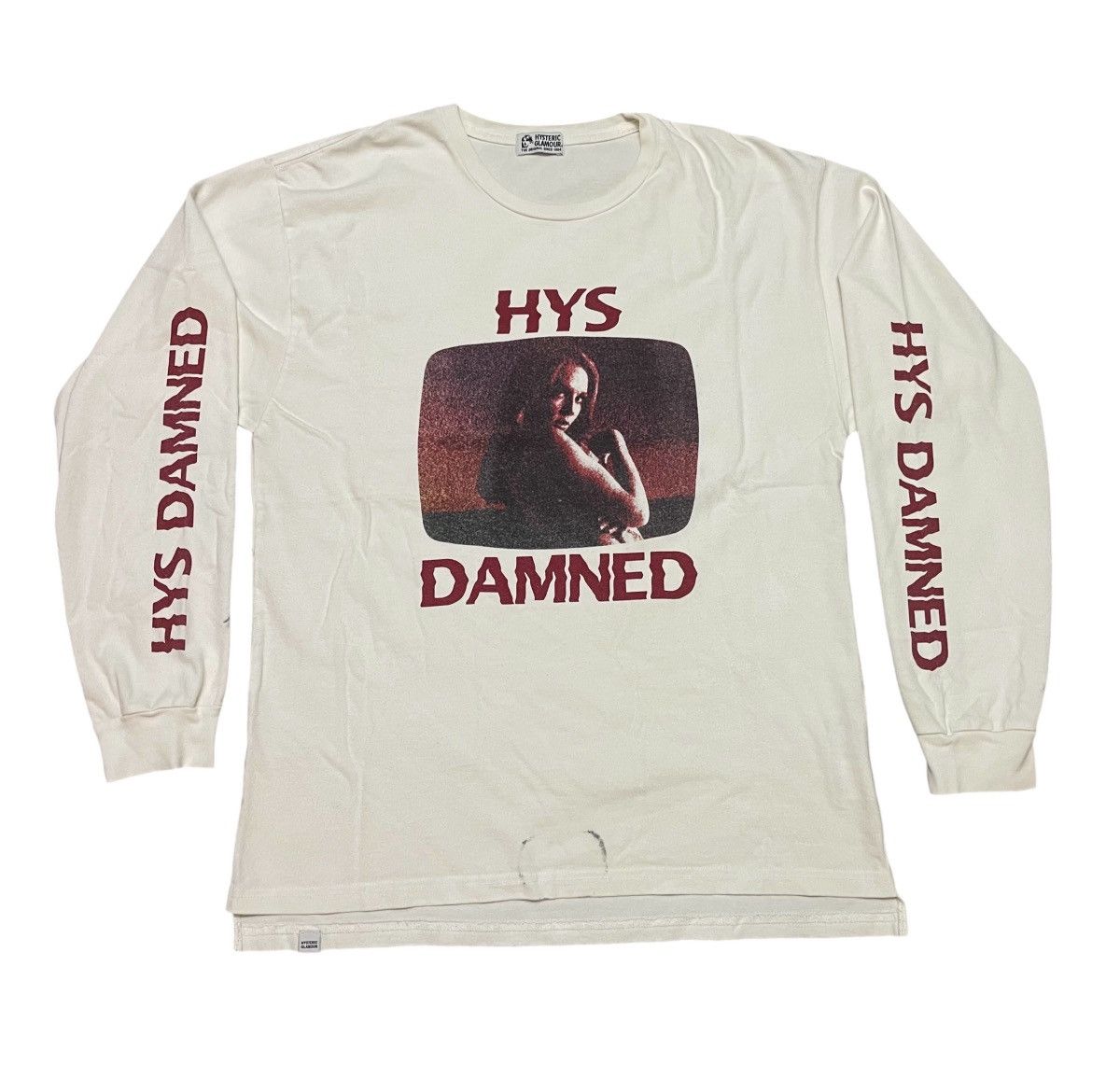 Hysteric Glamour 2010 HYSTERIC GLAMOUR HYS DAMNED TEES RARE DESIGN Size US S / EU 44-46 / 1 - 2 Thumbnail