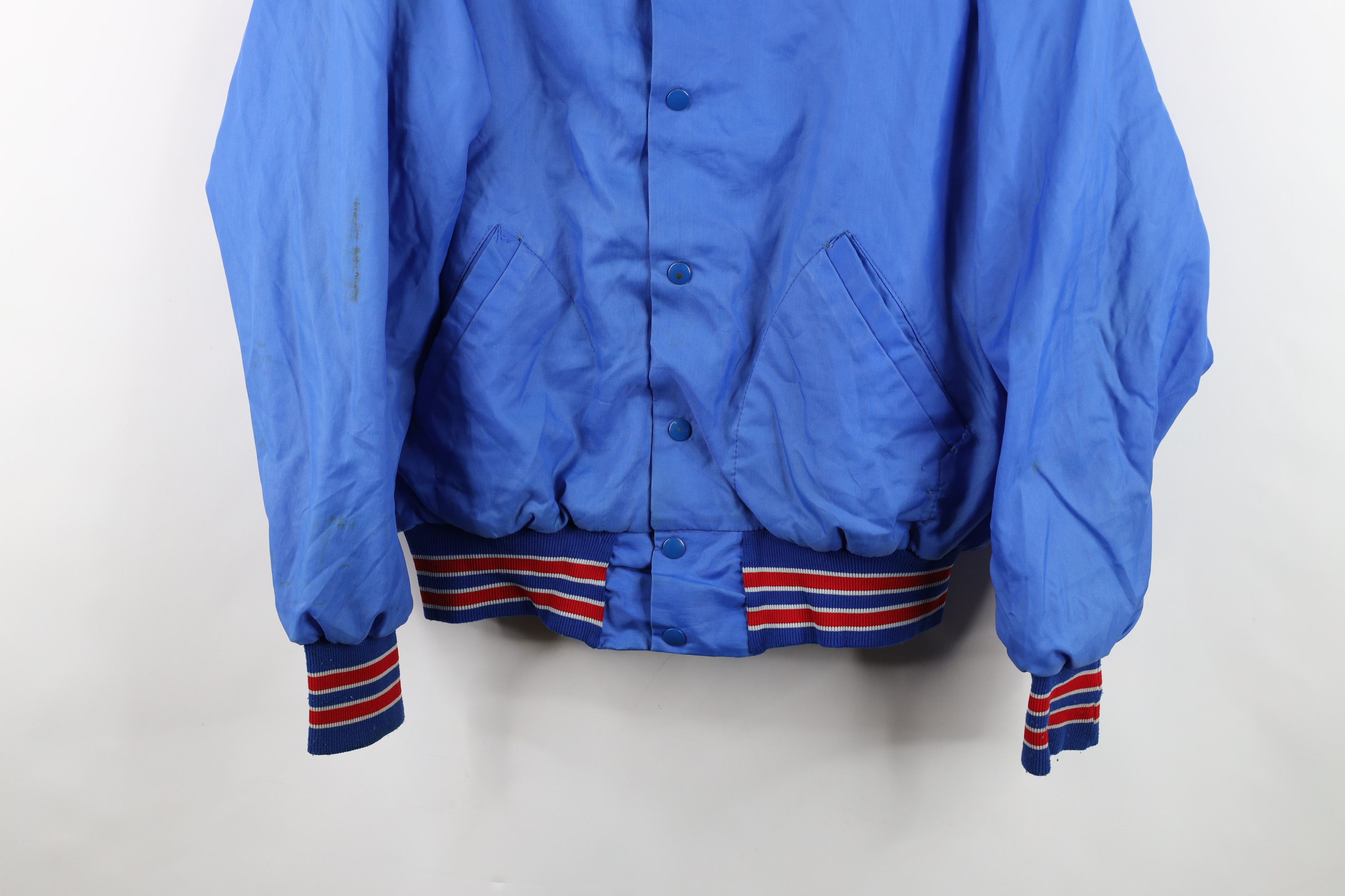 Vintage Vintage 70s 80s Stitch Wisconsin Fishing Bomber Jacket USA Size US L / EU 52-54 / 3 - 3 Thumbnail
