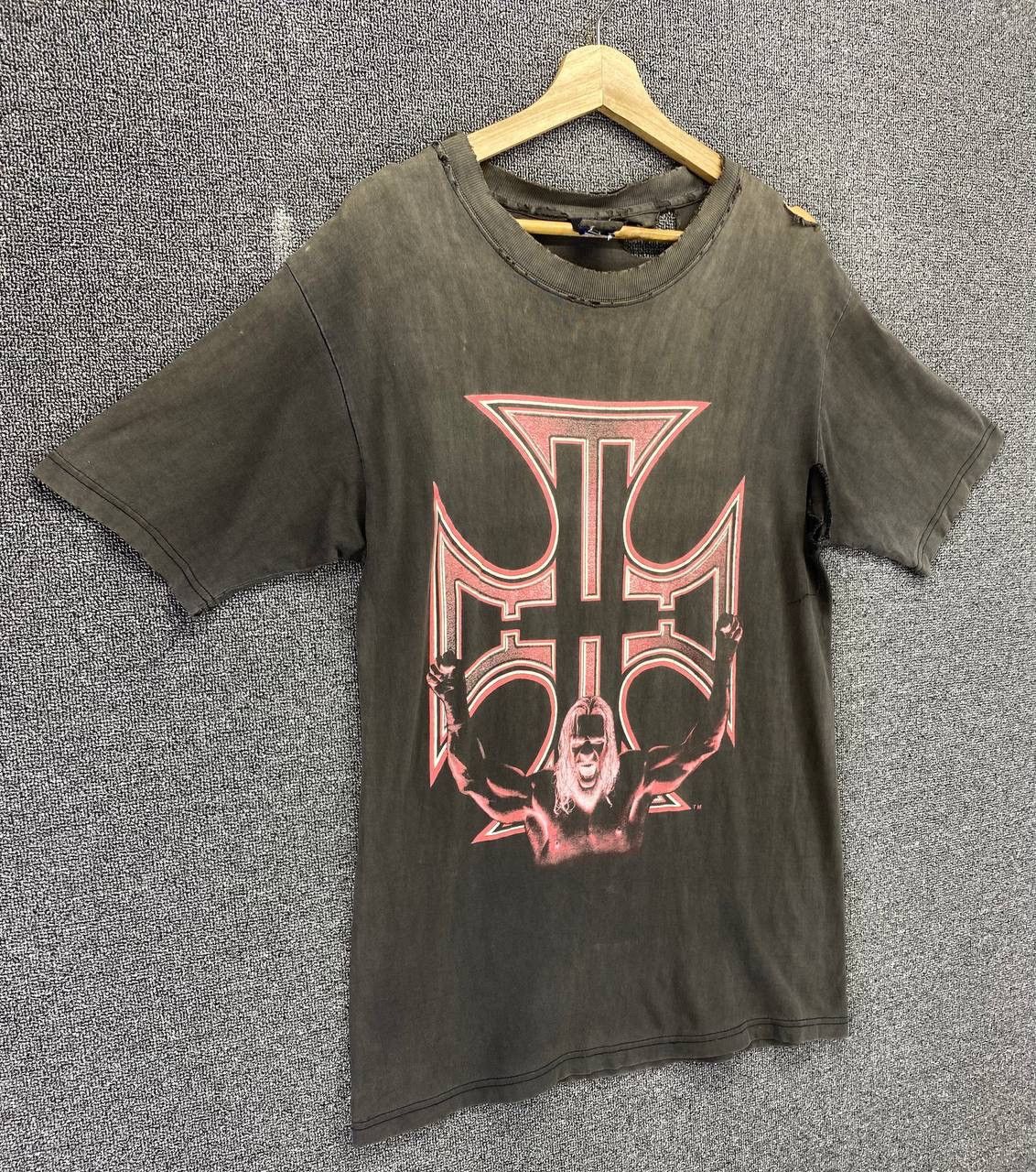 WWE Vintage WWE Triple H Balenciaga Style Distressed Tee T Shirt Size US M / EU 48-50 / 2 - 2 Thumbnail