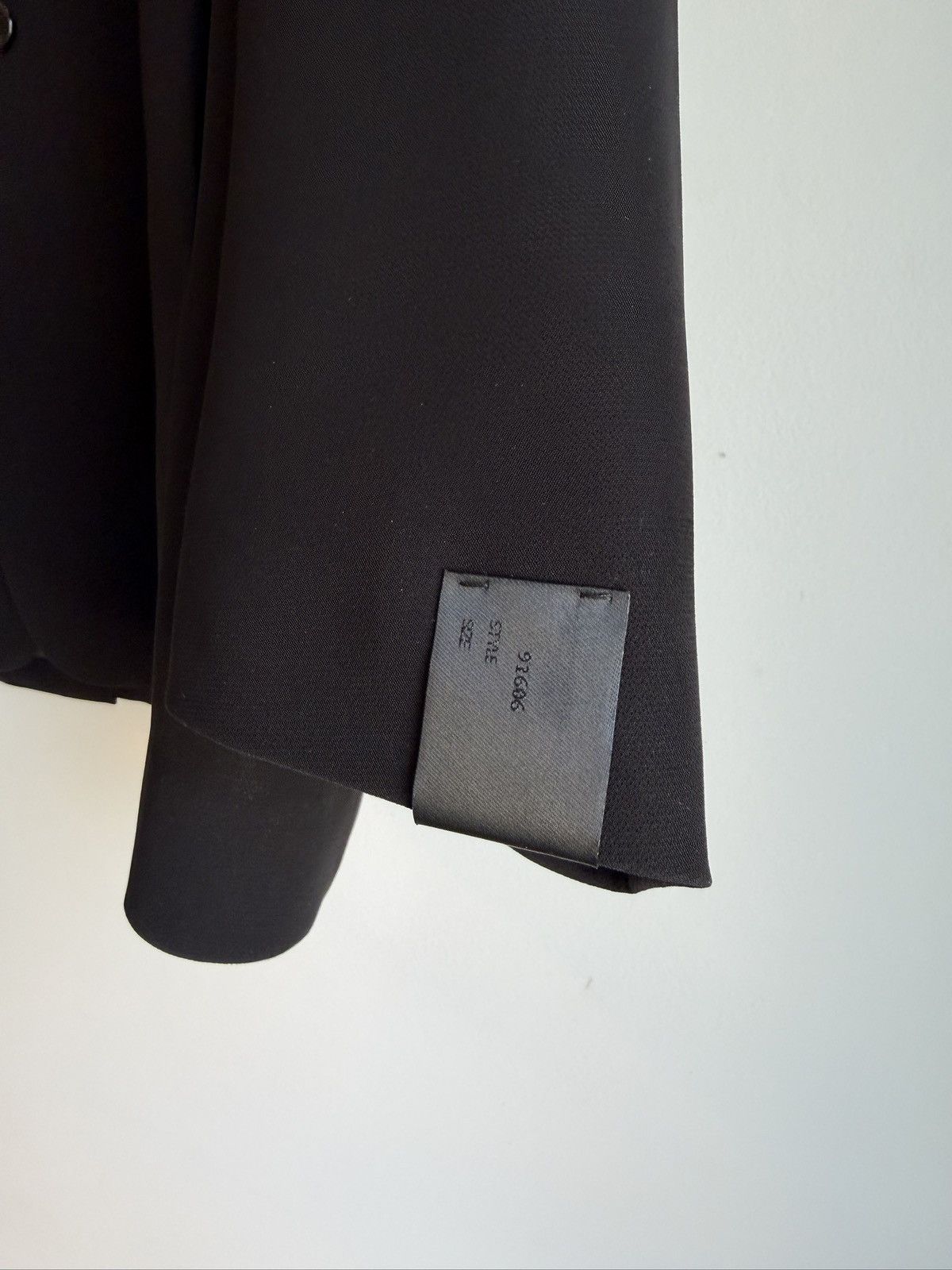N.Hoolywood N.HOOLYWOOD JK06-095 BOXY SUIT JACKET BLACK Size 44R - 3 Thumbnail