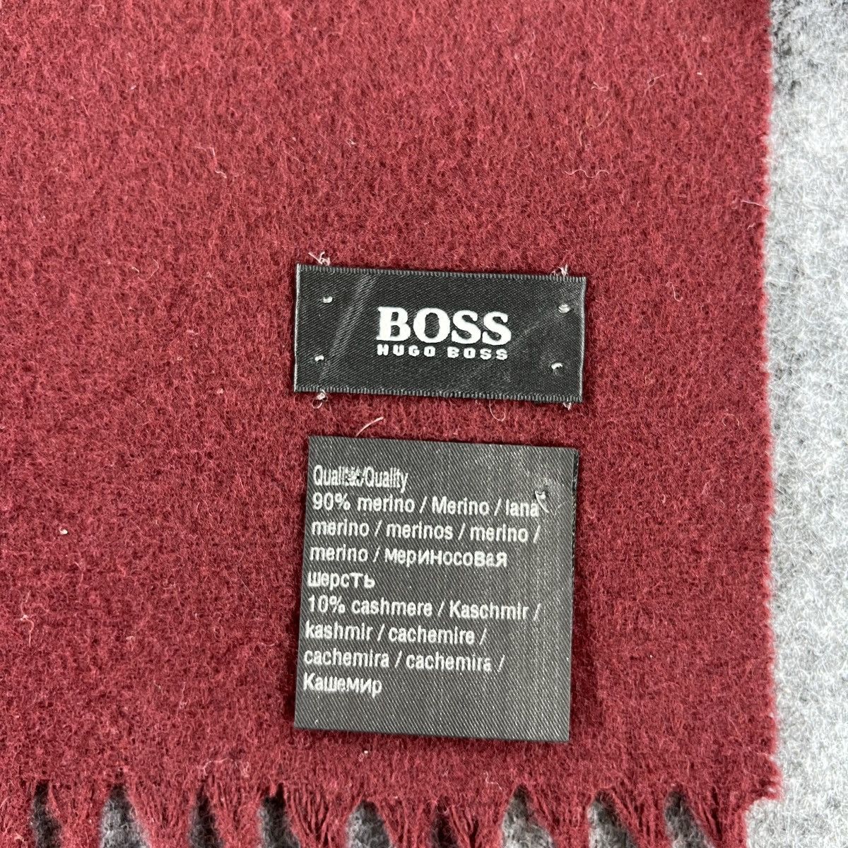 Hugo Boss × Vintage Hugo Boss Scarf / Muffler / Neckwear T1444 Size ONE SIZE - 6 Thumbnail