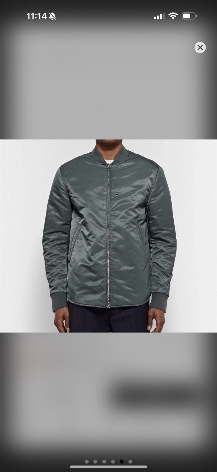 Acne Studios Acne Studio Green/Blue Bomber Size US M / EU 48-50 / 2 - 5 Thumbnail