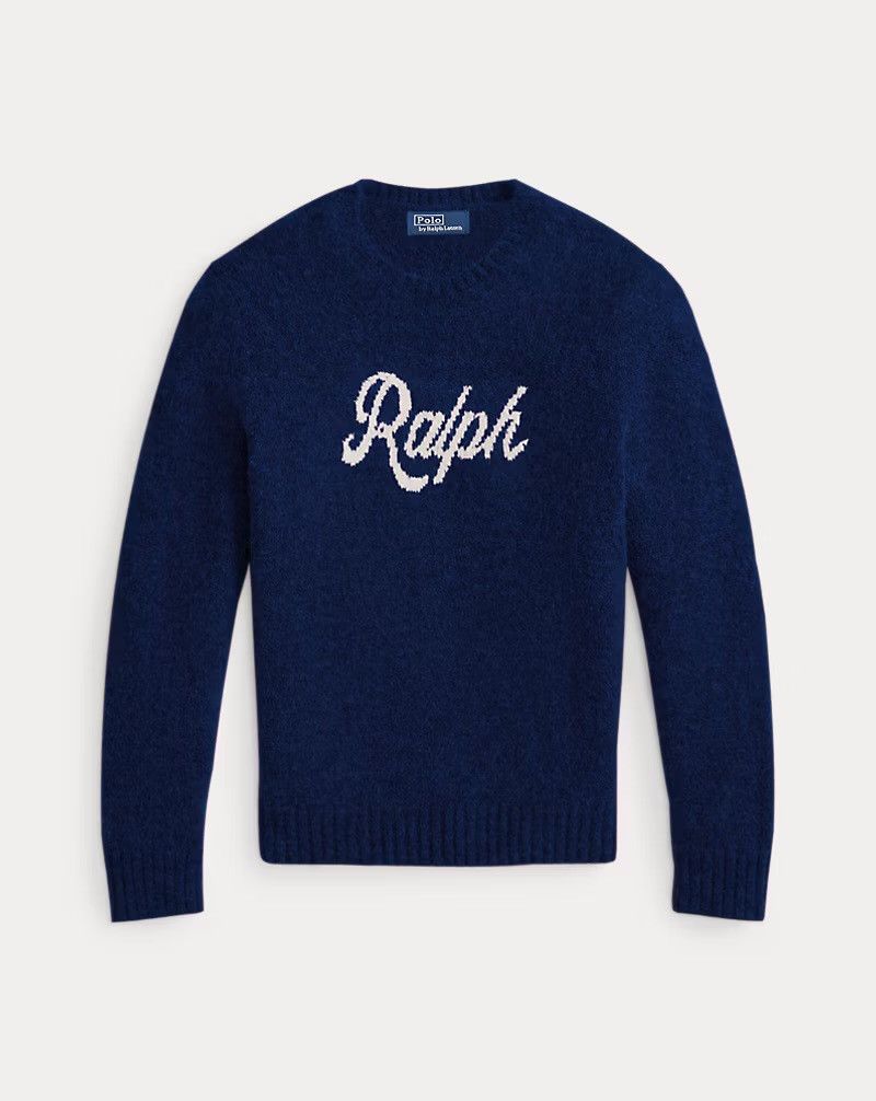 Polo Ralph Lauren Polo Ralph Lauren The Ralph Logo Sweater Navy XL Alpaca Wool Size US XL / EU 56 / 4 - 2 Thumbnail