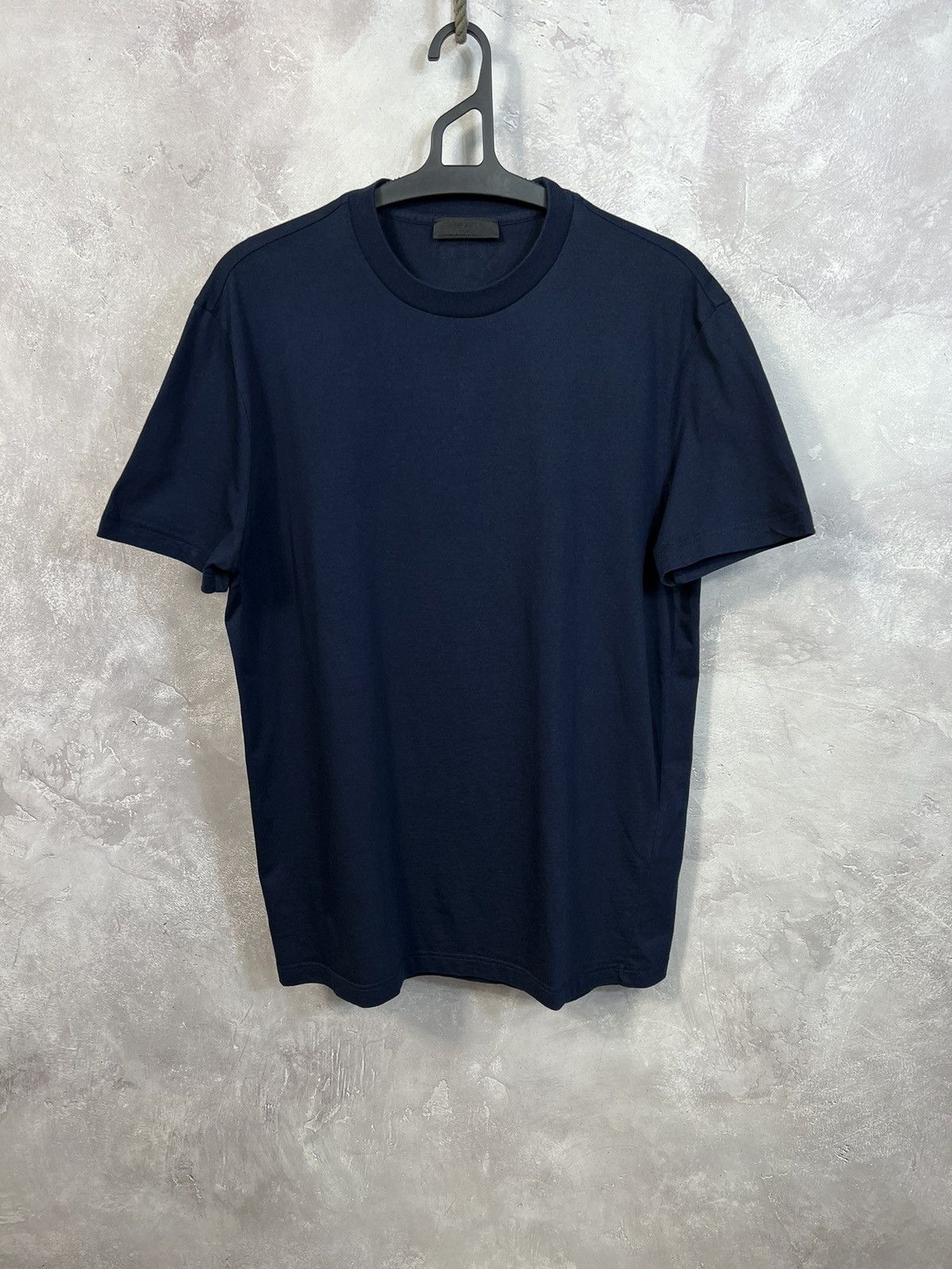 image of Prada Tee in Dark Blue, Men's (Size Large)