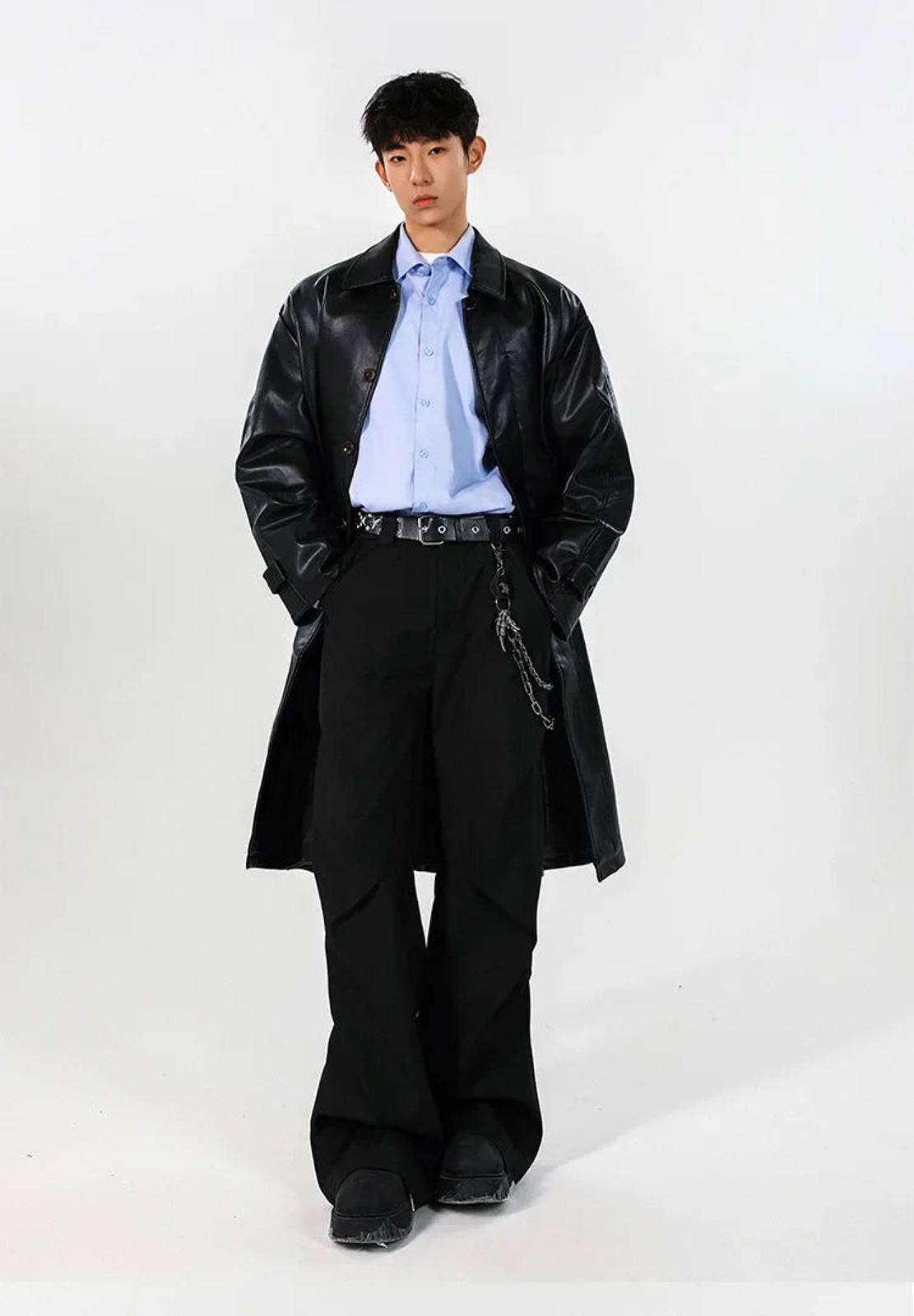 Other Faux Leather Trench Coat Size US M / EU 48-50 / 2 - 10 Thumbnail