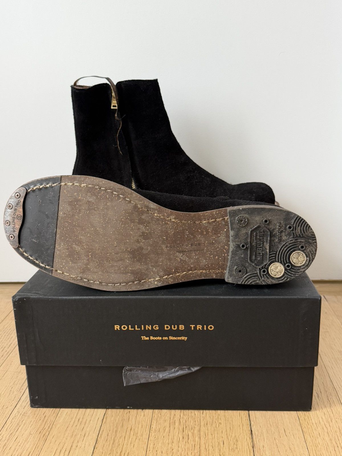 Rolling Dub Trio Rolling Dub Trio Casper Black Oiled Suede (US 9.5) Size US 9.5 / EU 42-43 - 9 Thumbnail