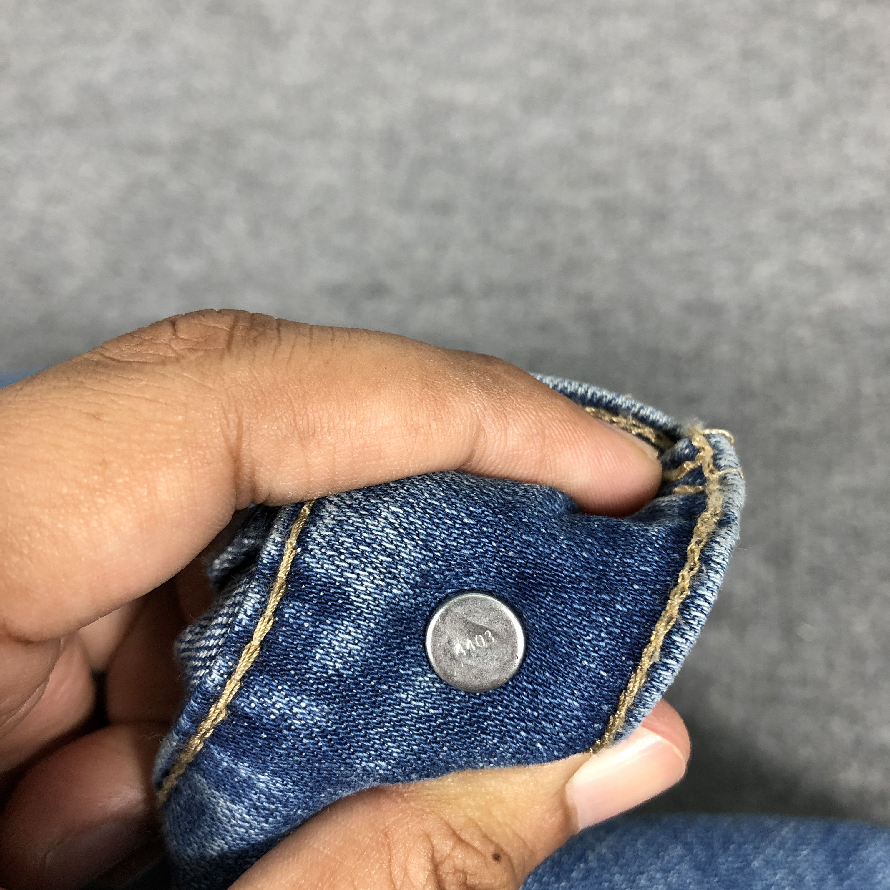 Levi's × Vintage Womens Vintage Levis Jeans Short Pants L1091W Size 33" - 6 Thumbnail