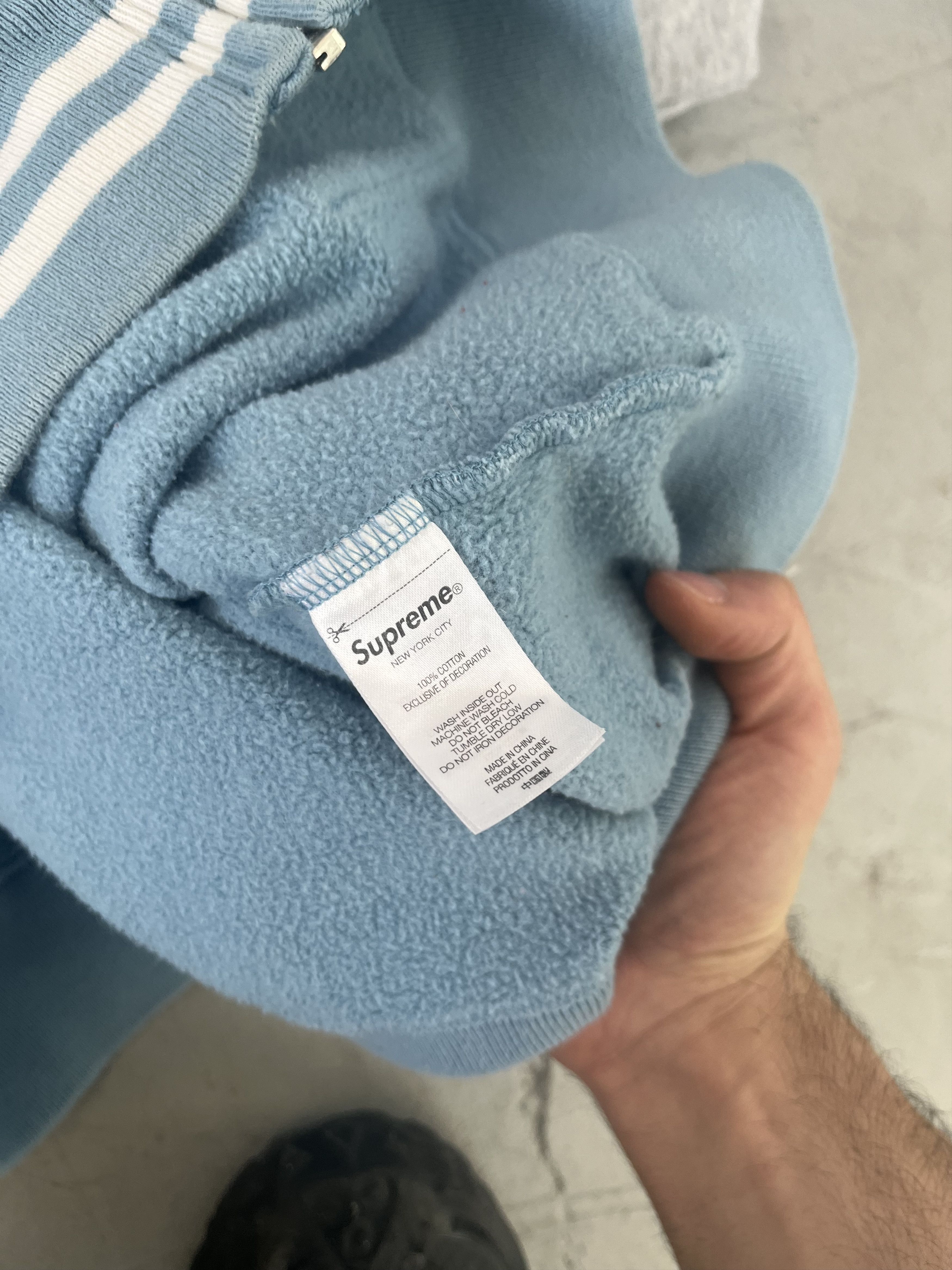 Junya Watanabe × Supreme Color block print zip up hoodie Size US XL / EU 56 / 4 - 10 Thumbnail