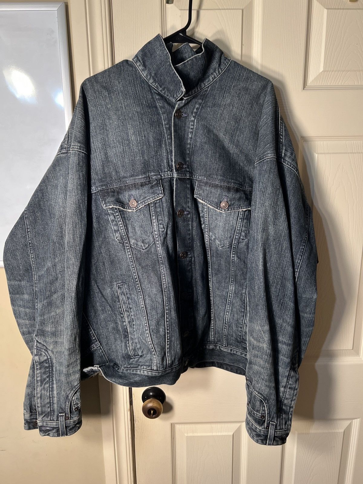 Balenciaga Balenciaga Deconstructed Denim Jacket Size US L / EU 52-54 / 3 - 1 Thumbnail