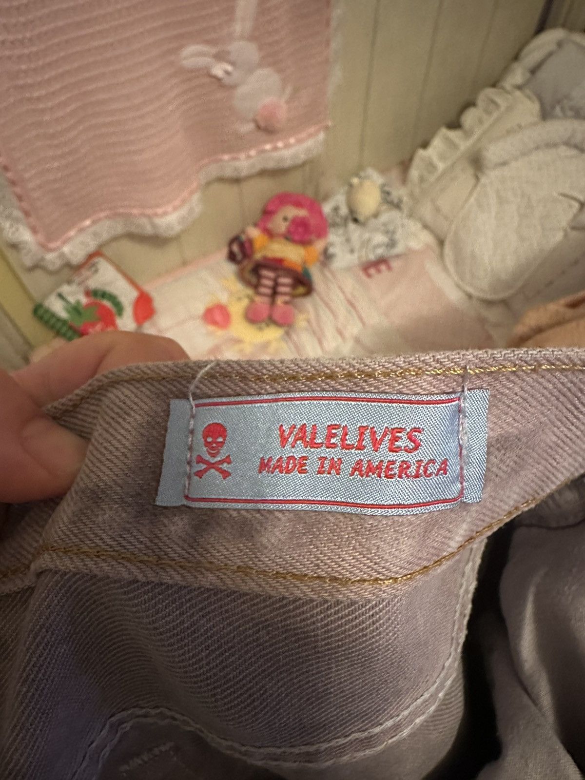 Vale VALE LIVES STACKABLE JEANS WASHED PURPLE Size US 30 / EU 46 - 4 Thumbnail