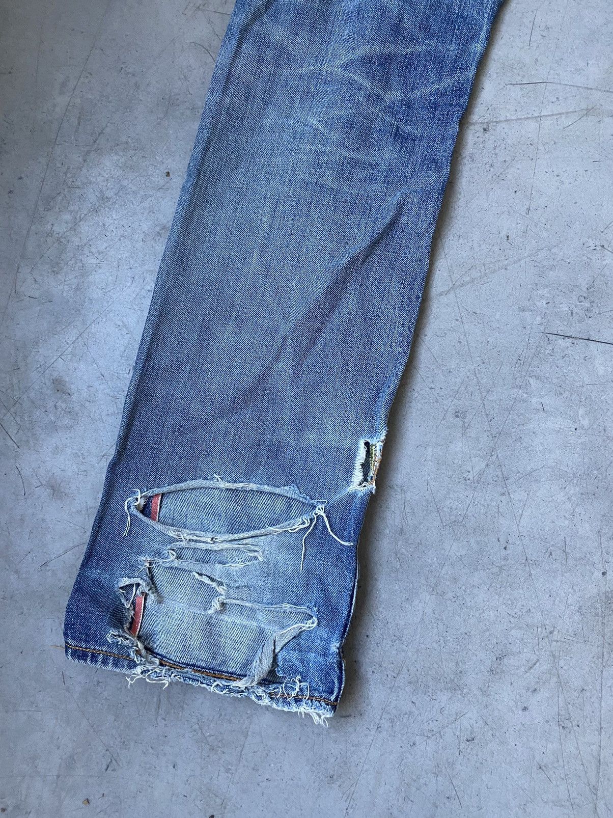 Evisu Evisu Ninja 🥷 Distressed Selvidge Casual Pants Veryrare Y2K Size US 30 / EU 46 - 16 Thumbnail