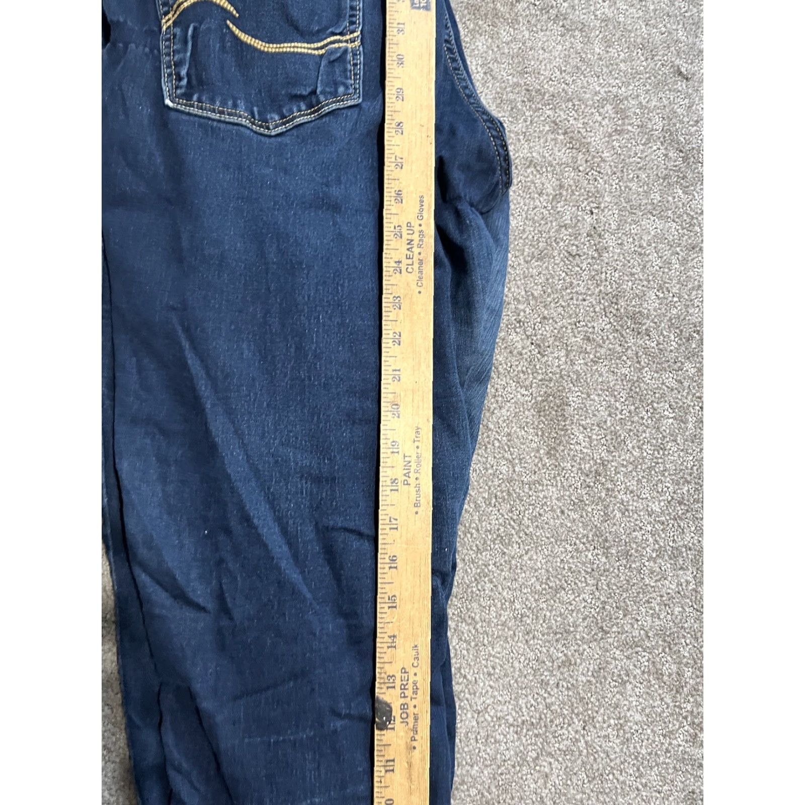 Levi's Levi Strauss Signature Mid-Rise Skinny Jeans Women’s W33 L28 (16) Raw Hem Size 38" / US 16 / IT 52 - 7 Thumbnail